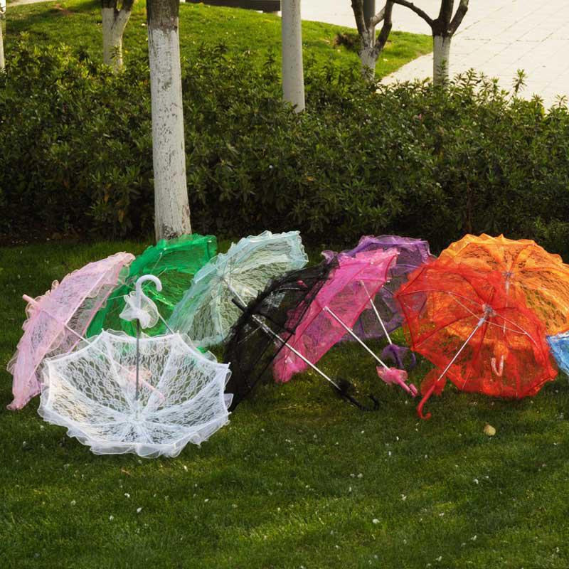 Lace Parasol Umbrella - Image 11