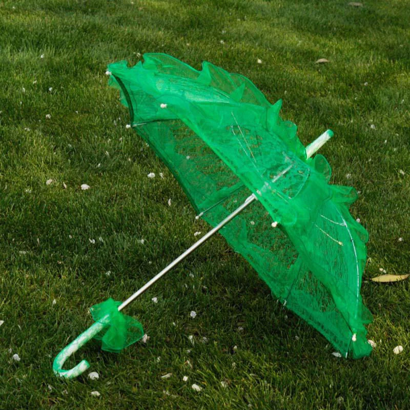 Lace Parasol Umbrella - Image 3