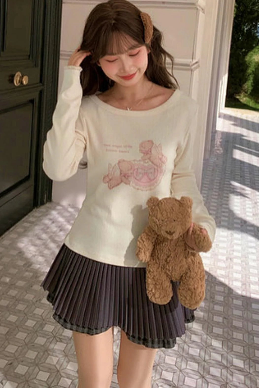 Lace Patchwork Angel Bear Top - Image 8
