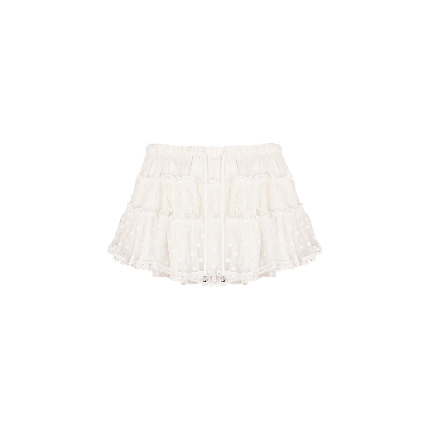 Lace Patchwork Knit Top + Skirt - Image 12