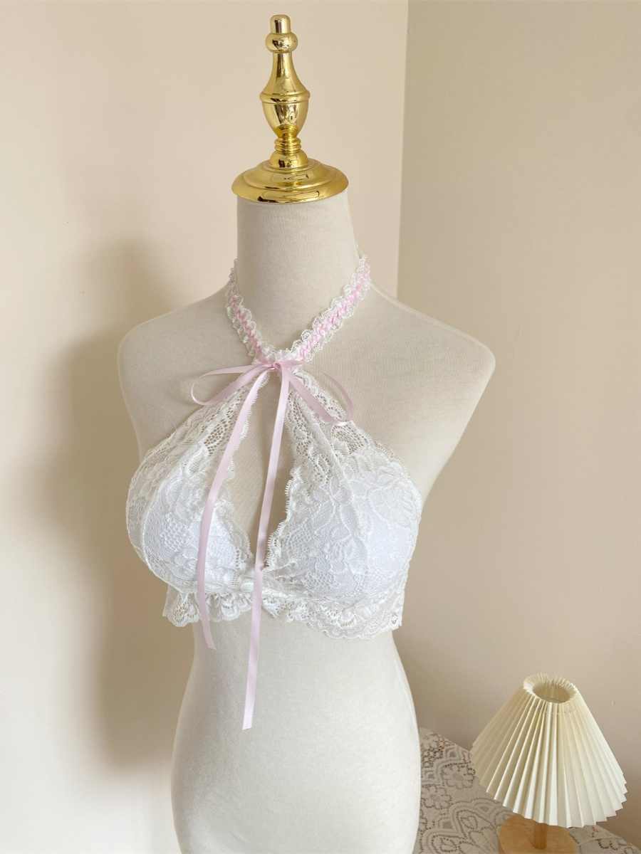 Lace Pure Bow Lingerie - Image 4