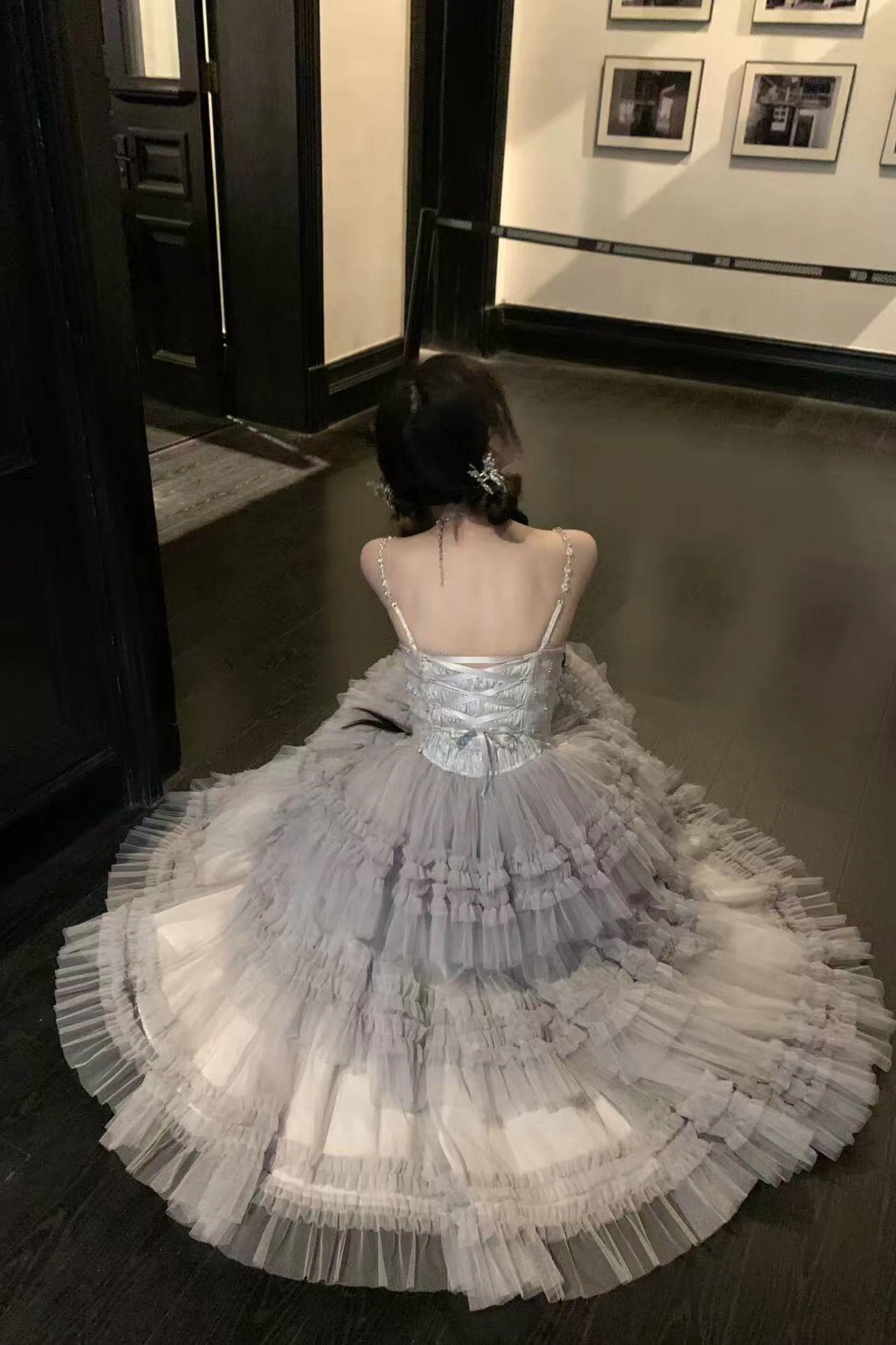 Lace Swan Lolita Camisole Dress - Image 14