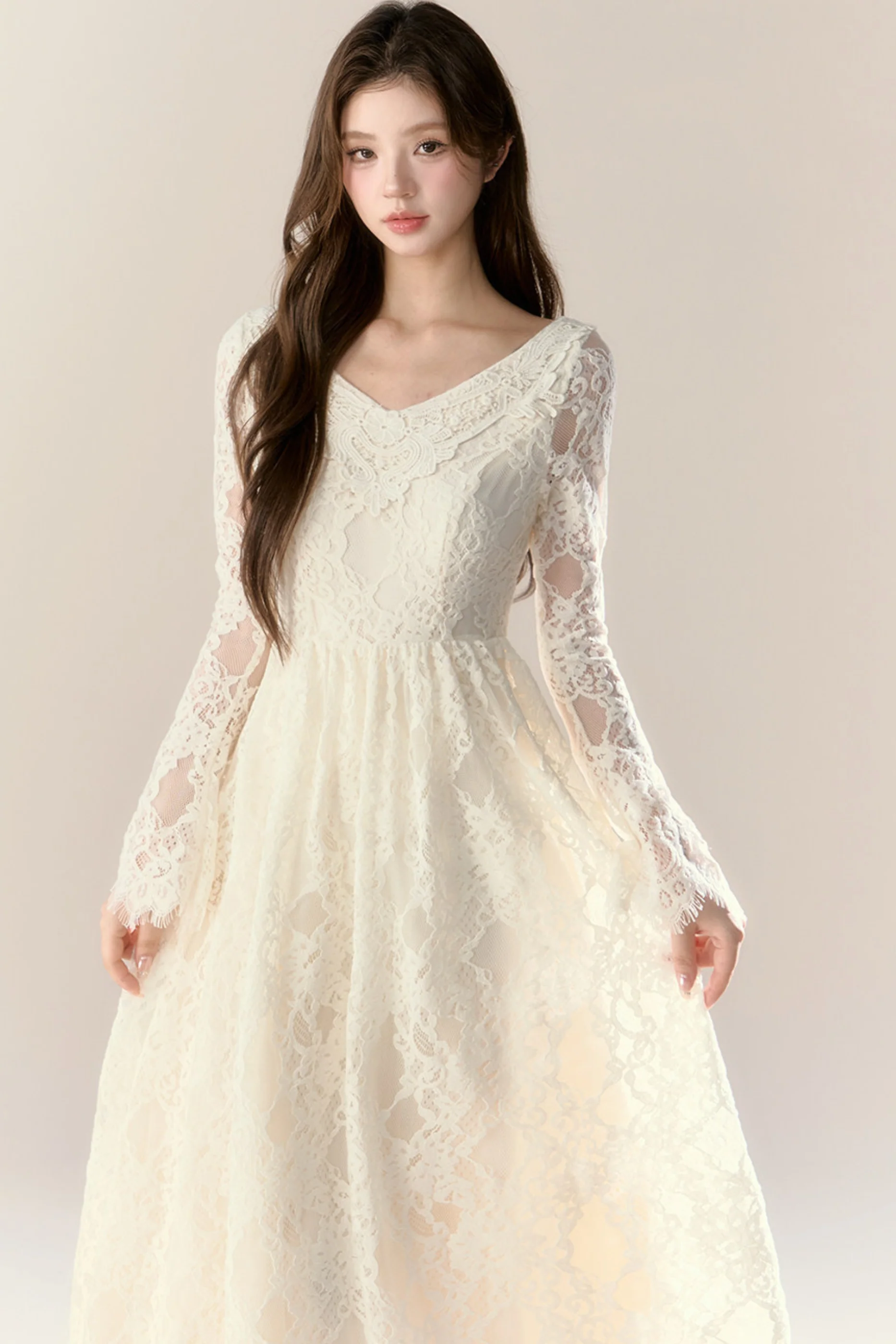 Lace Story Elegant Dress - Image 4