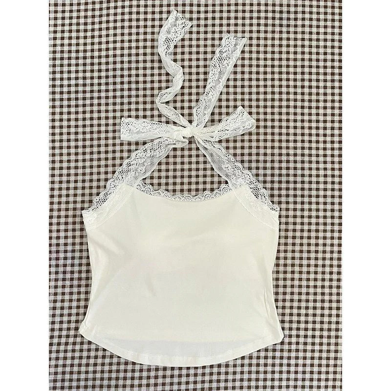 Lace suspenders two piece set - Image 2
