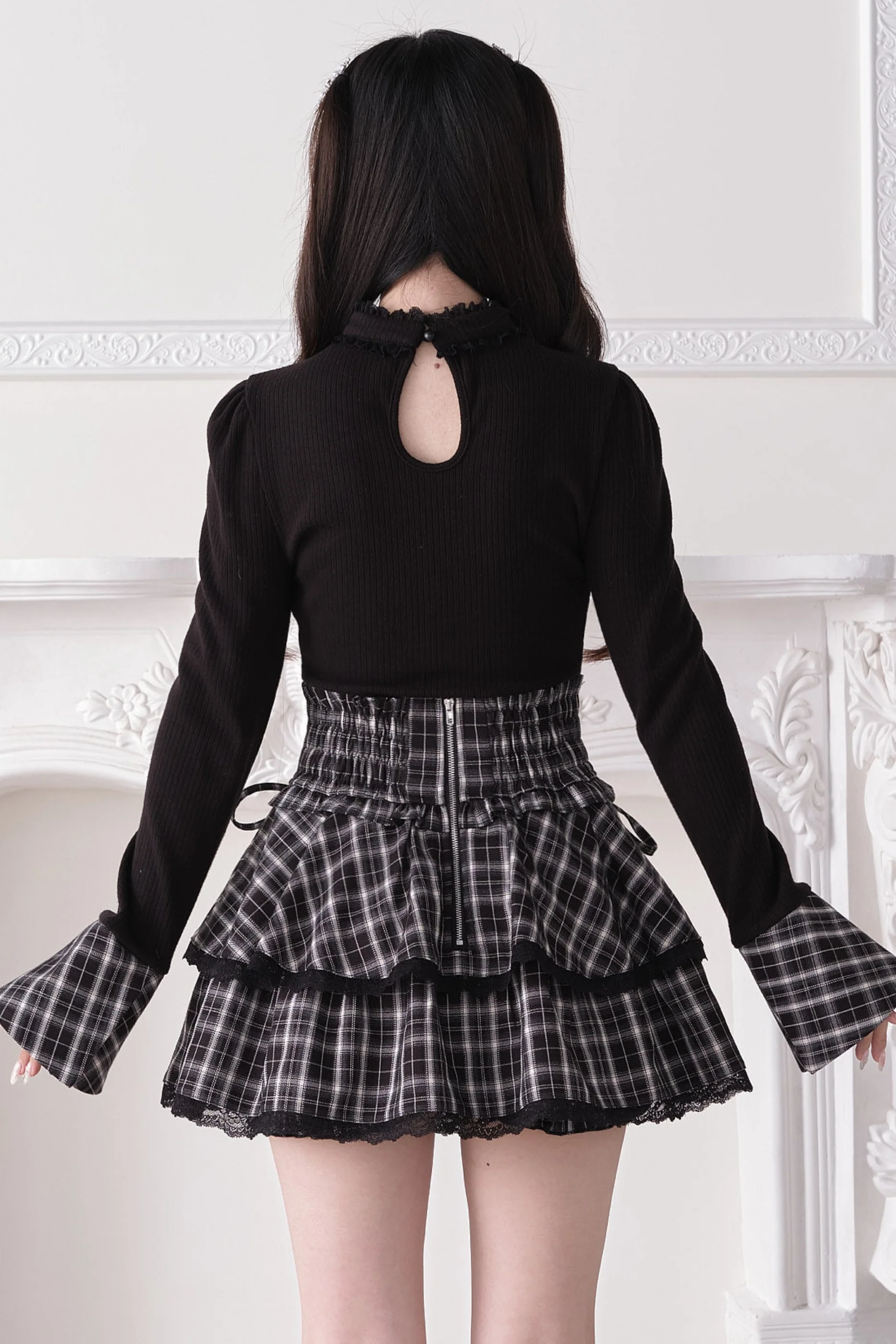 Lace Up Bow Knot Skirt - Image 10