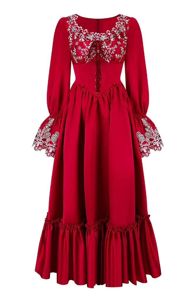 Retro Destiny Lace Maid French Dress - Image 9