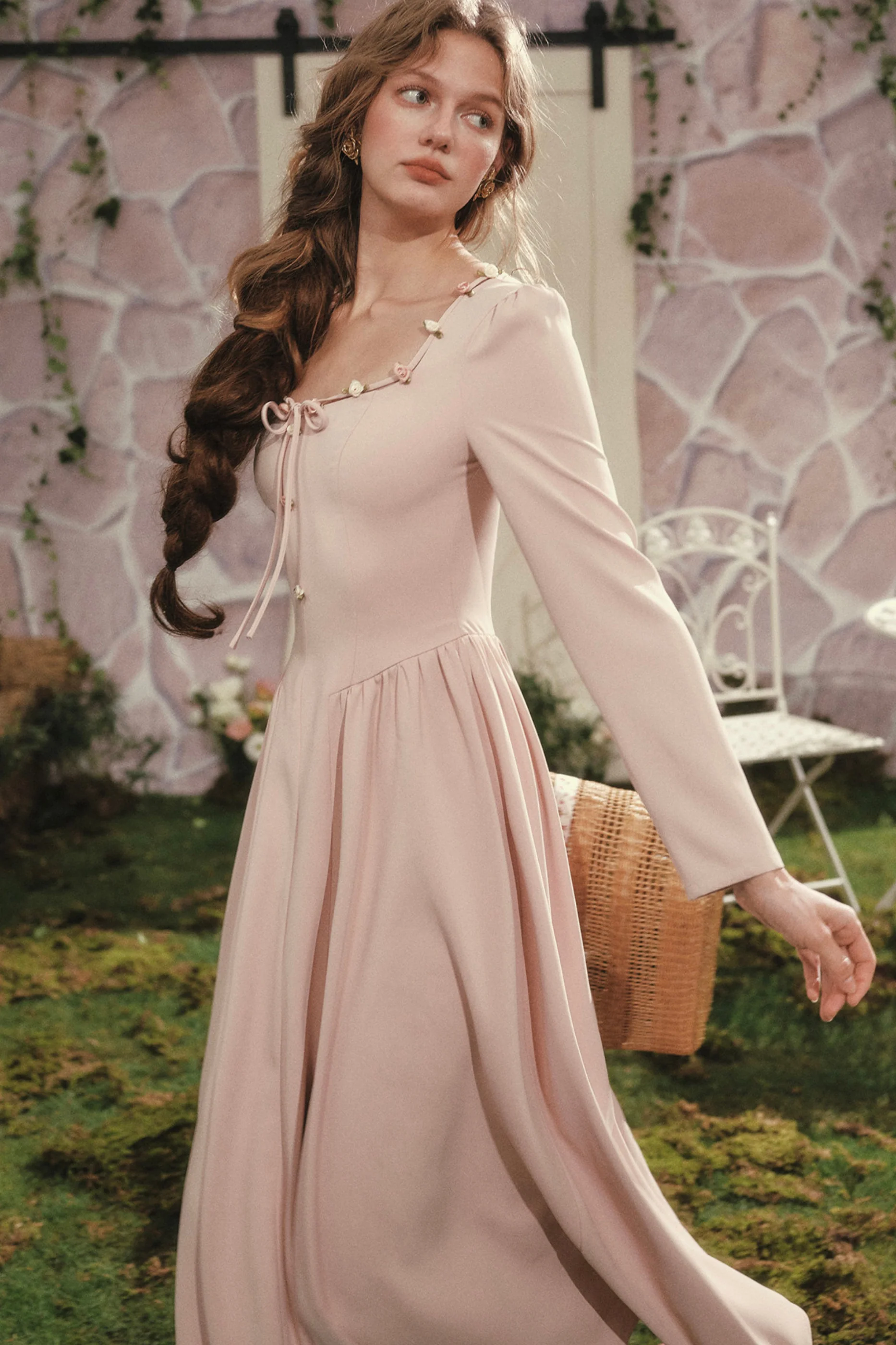 Lace Maid Rose Diary Dress + Garden Cardigan - Image 7