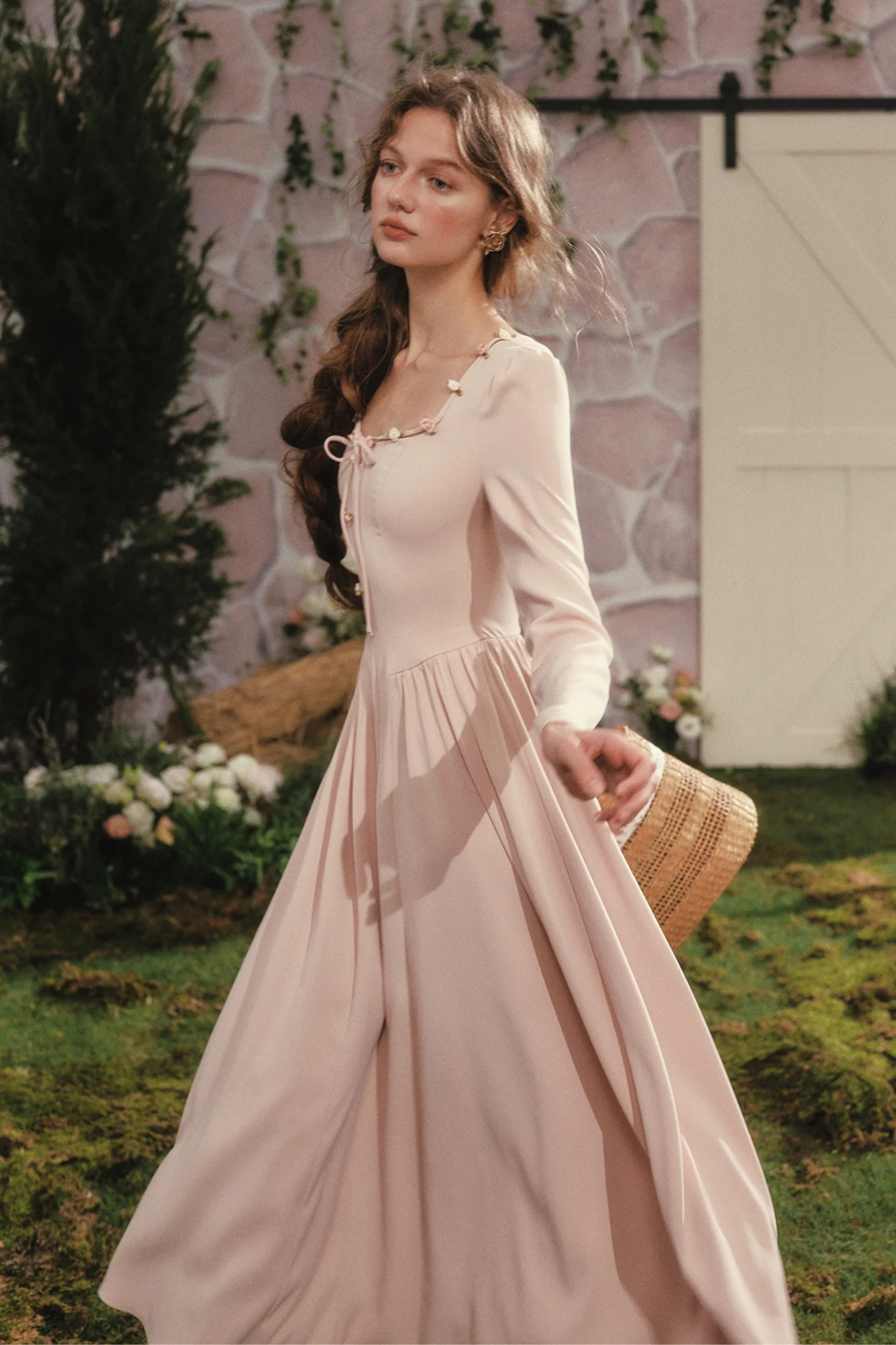 Lace Maid Rose Diary Dress + Garden Cardigan - Image 9