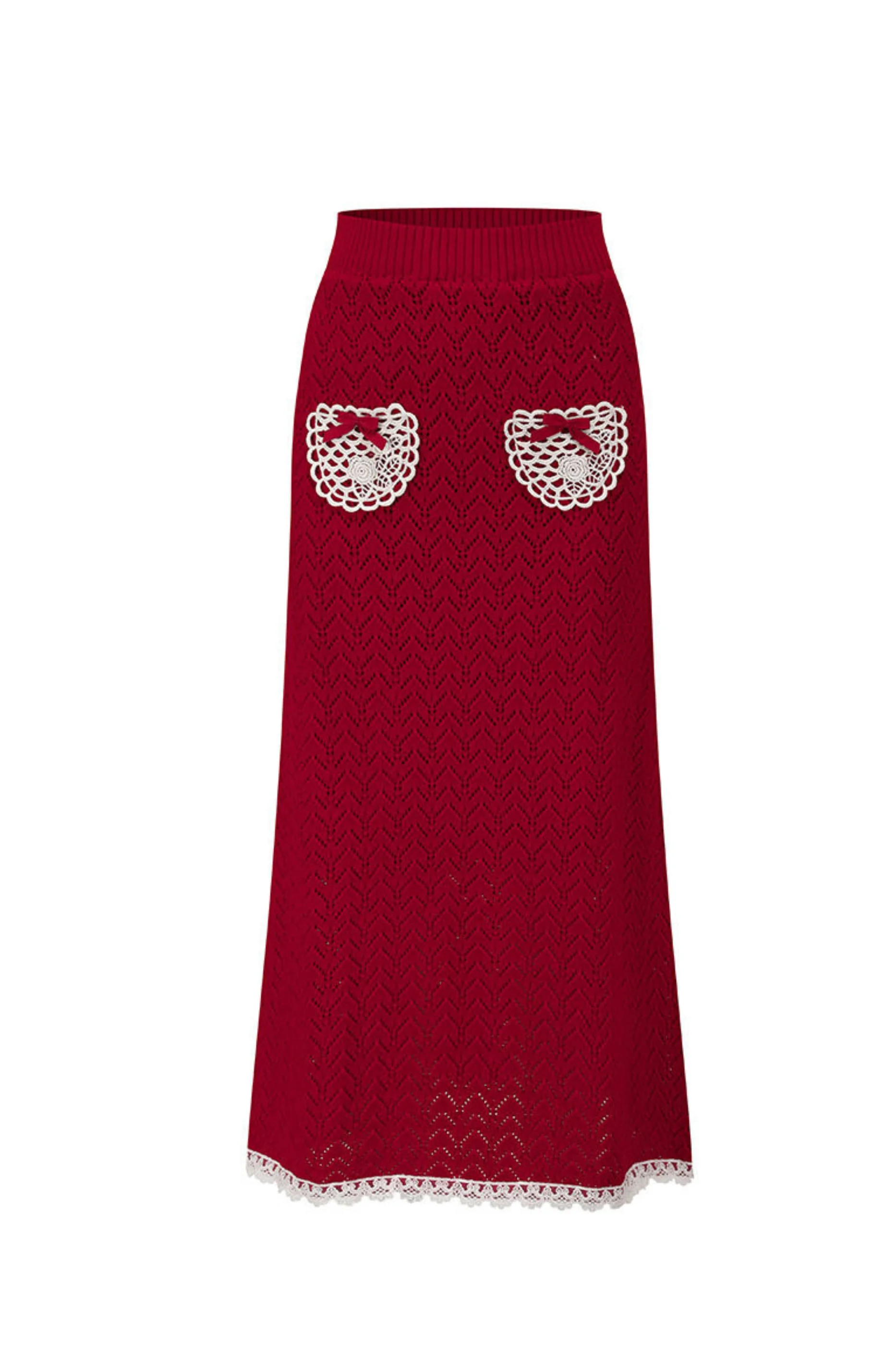 Lace Maid Belly Knit + Short Skirt + Long Skirt - Image 13