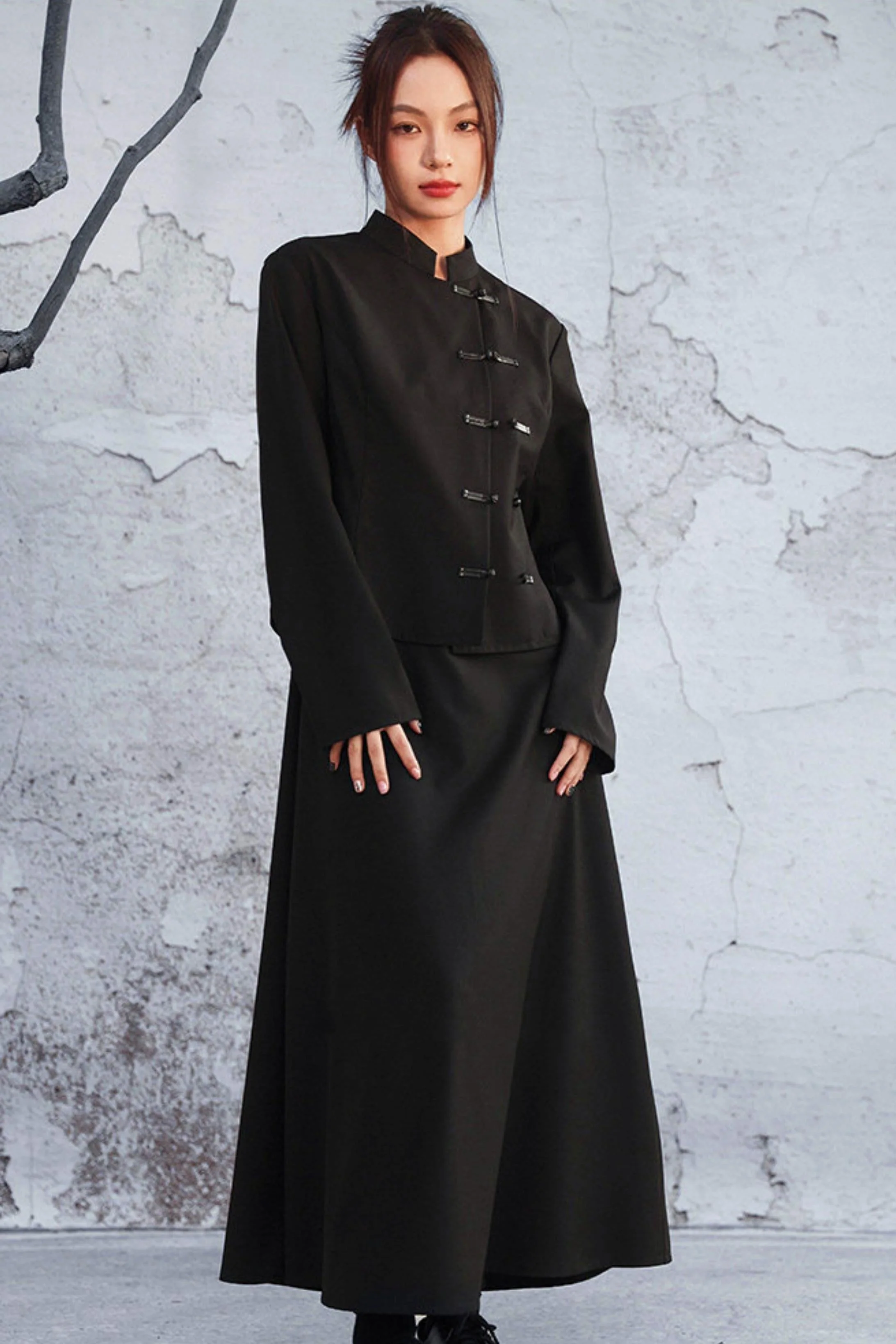 Chinese Edgy Long Dress