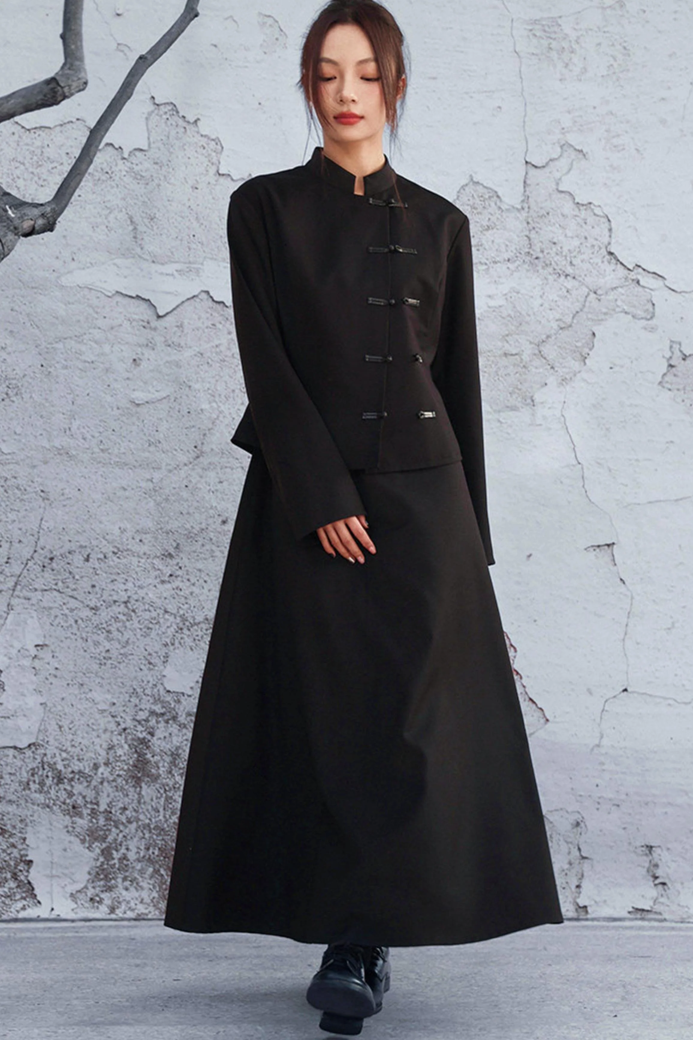 Chinese Edgy Long Dress - Image 2
