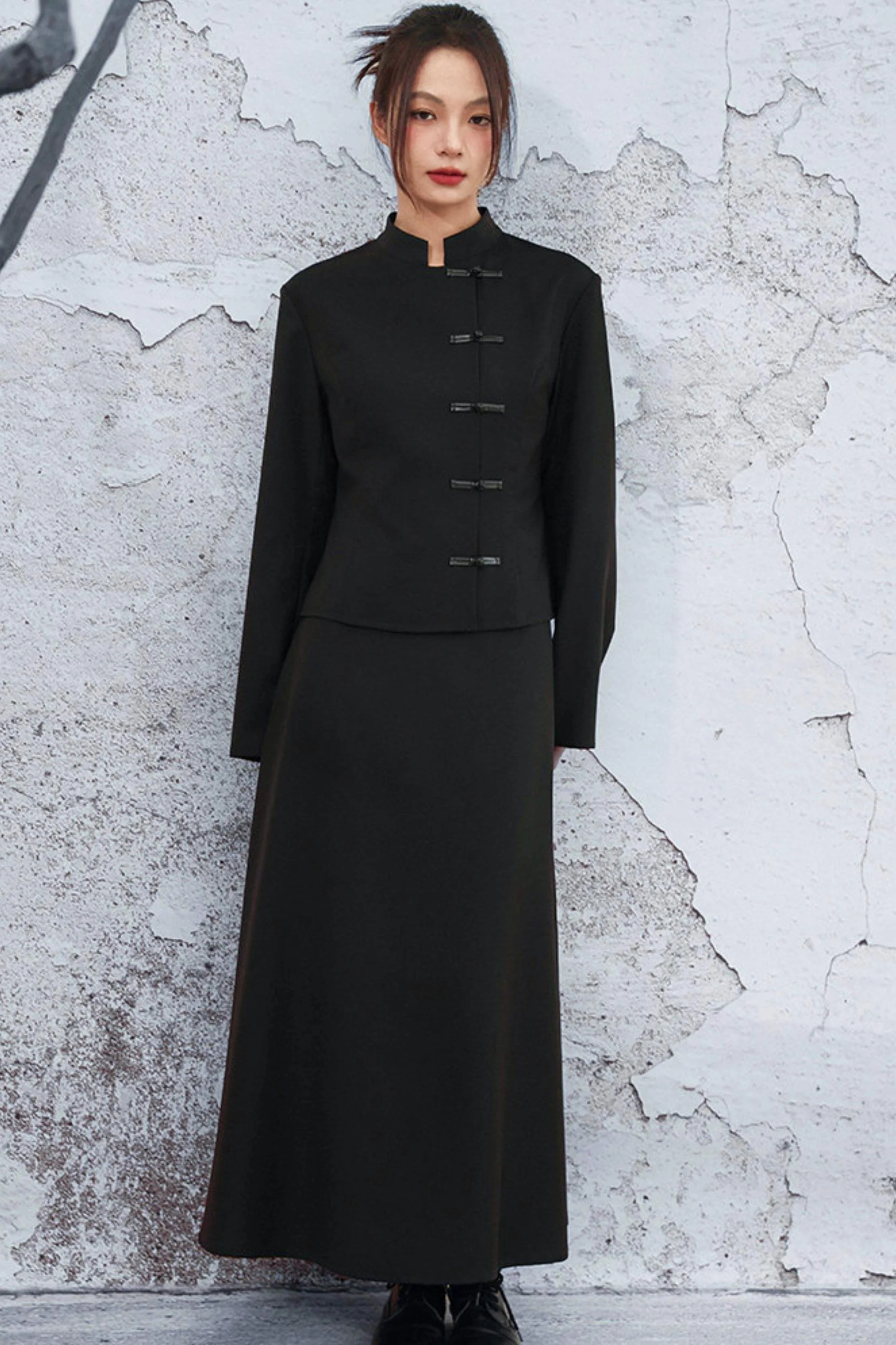 Chinese Edgy Long Dress - Image 5