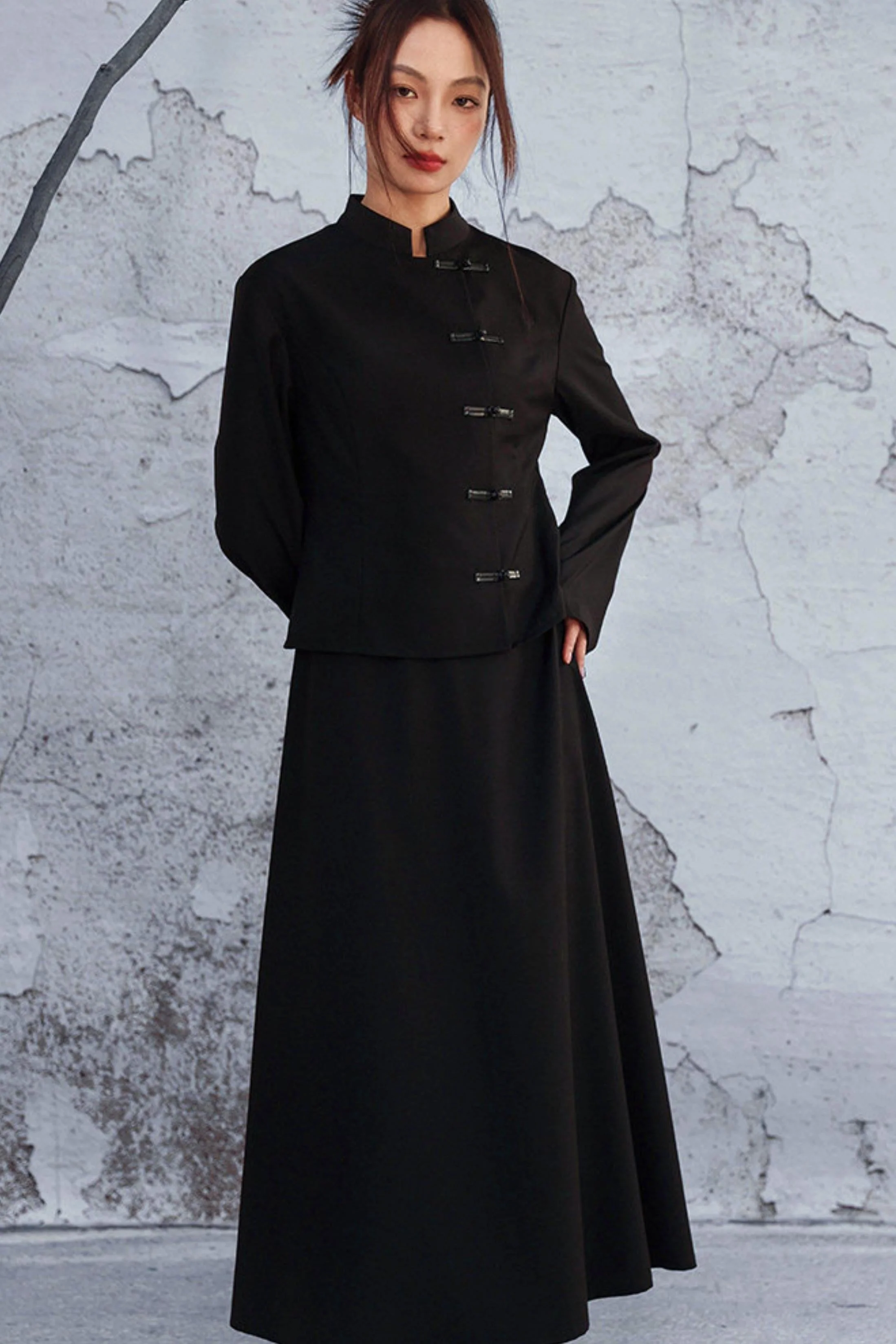 Chinese Edgy Long Dress - Image 6