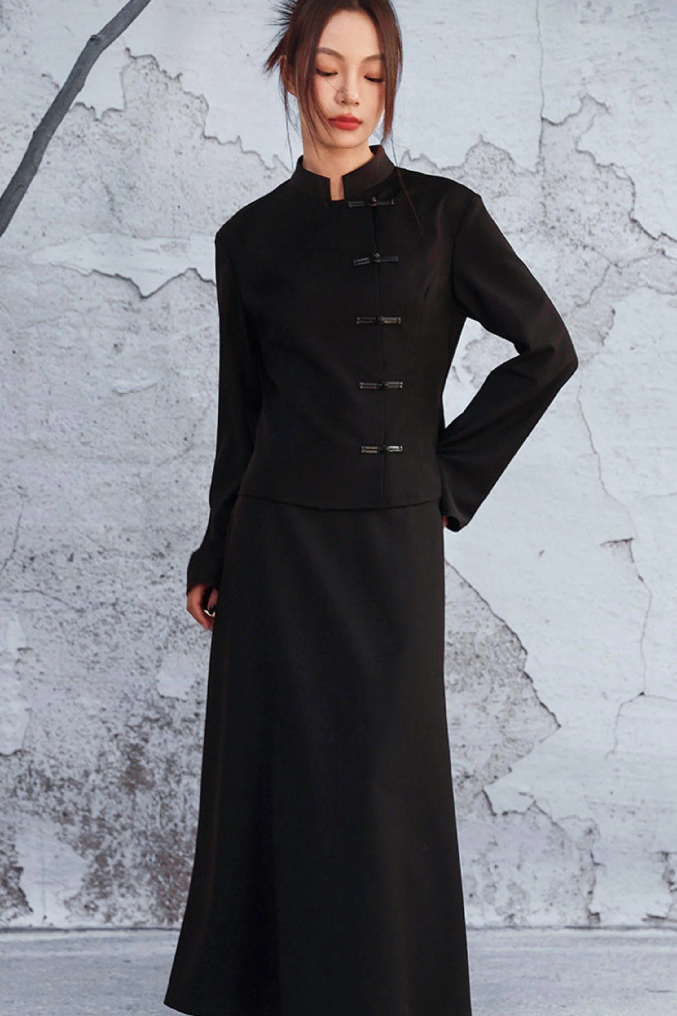 Chinese Edgy Long Dress - Image 8