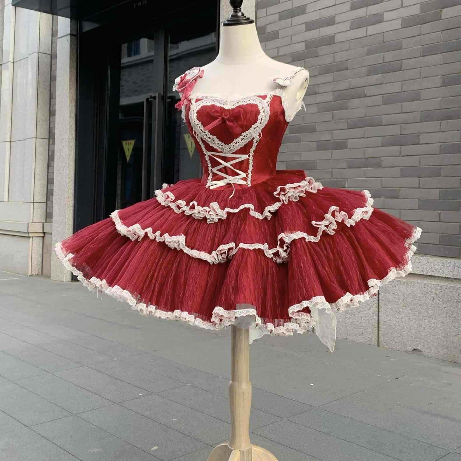 Leibala Doll Lace Mesh Lolita Dress - Image 12