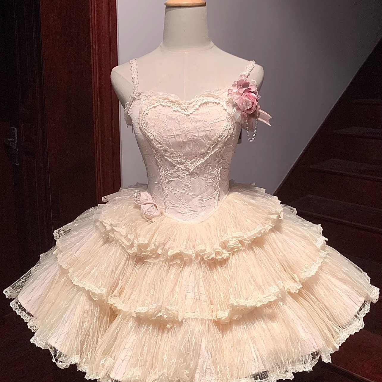 Leibala Doll Lace Mesh Lolita Dress - Image 8