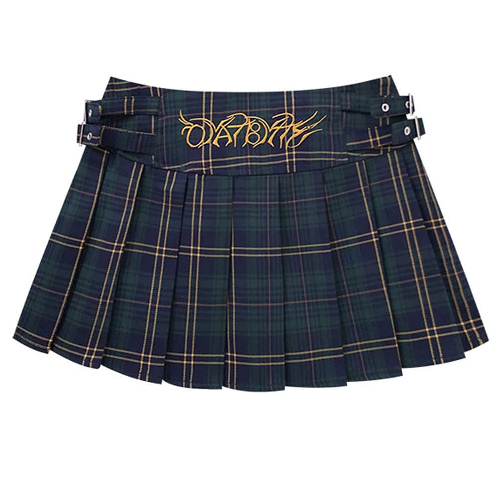 Less Conversation Plaid Mini Skirt - Image 6