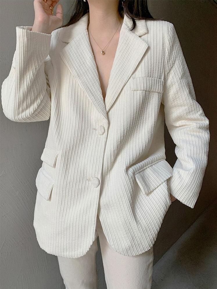 Light Academia Corduroy Blazer - Image 5