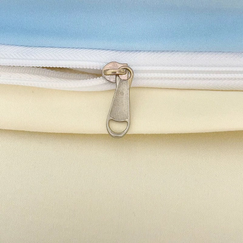 Light Blue Minimalist Bedding Set - Image 6