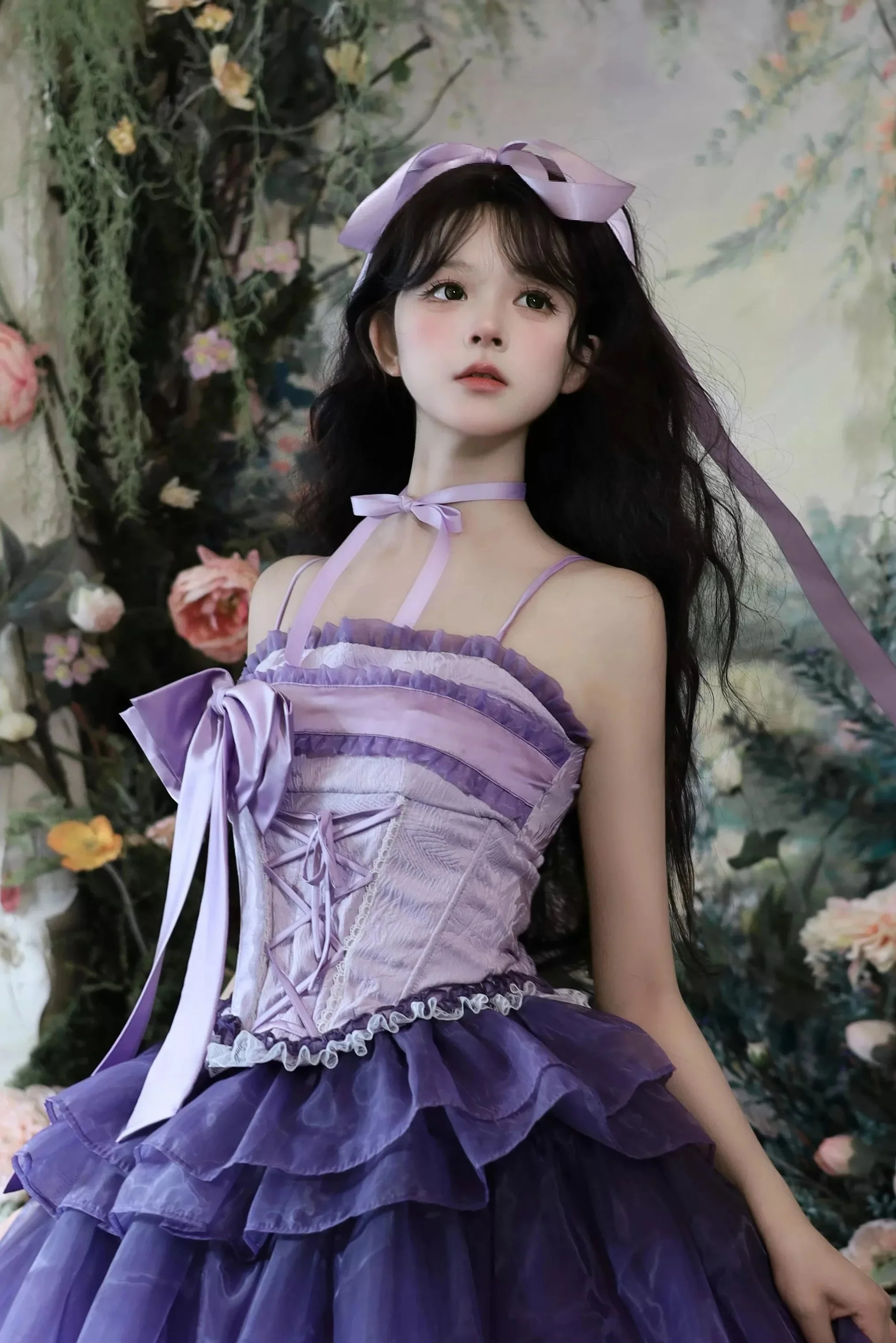 Lily Wisteria Elegant Top + Ruffle Skirt - Image 7