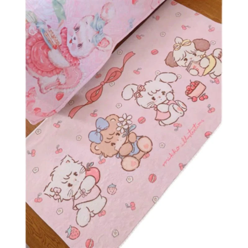 Little girl heart cute cartoon floor mat - Image 10