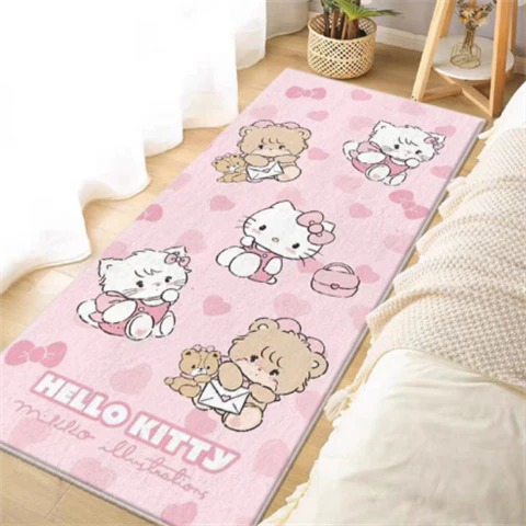 Little girl heart cute cartoon floor mat - Image 8