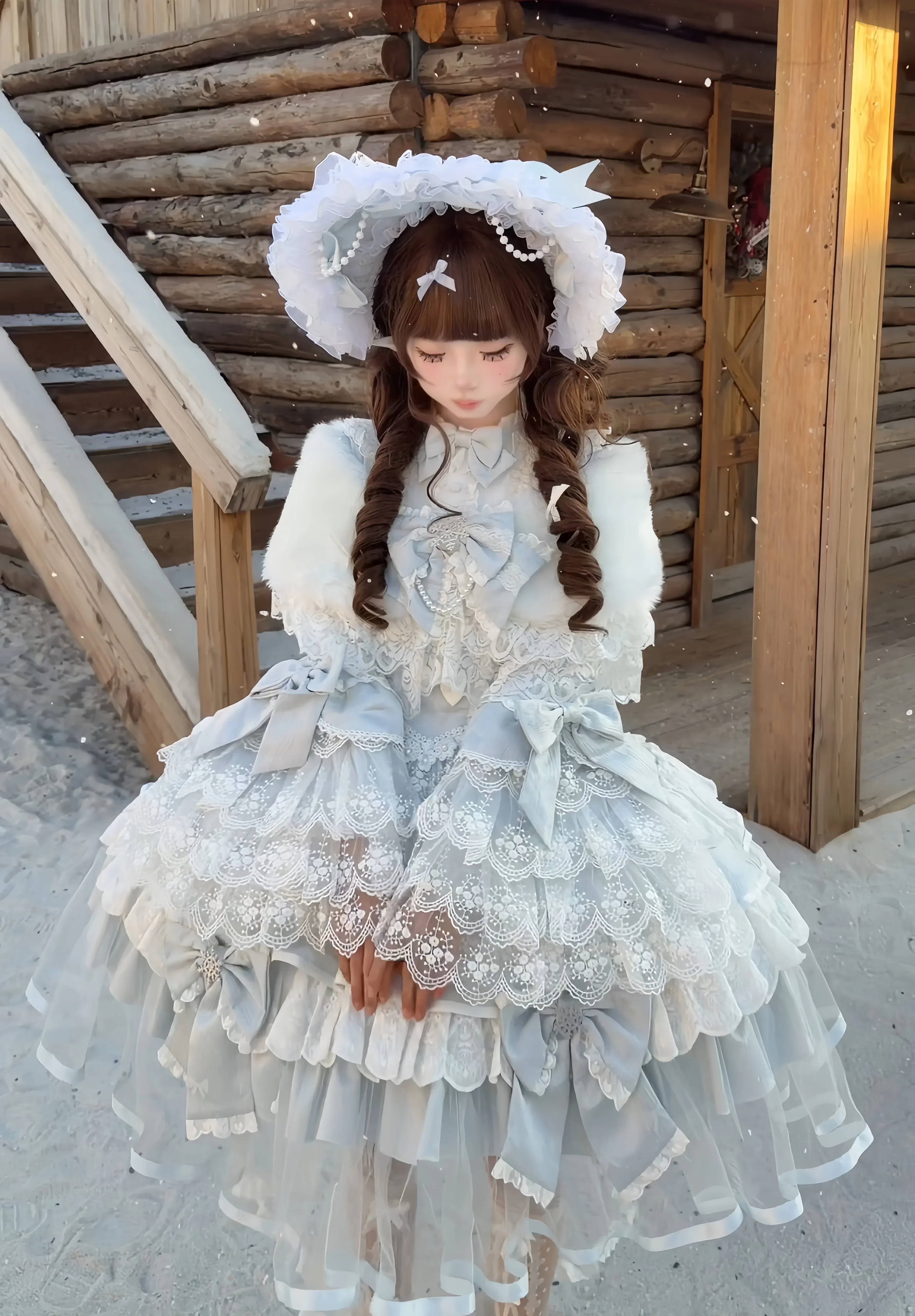[February 8 Reservation Deadline]Pink Blue Tiered Lace Ribbon Princess Series Accessories - Image 21