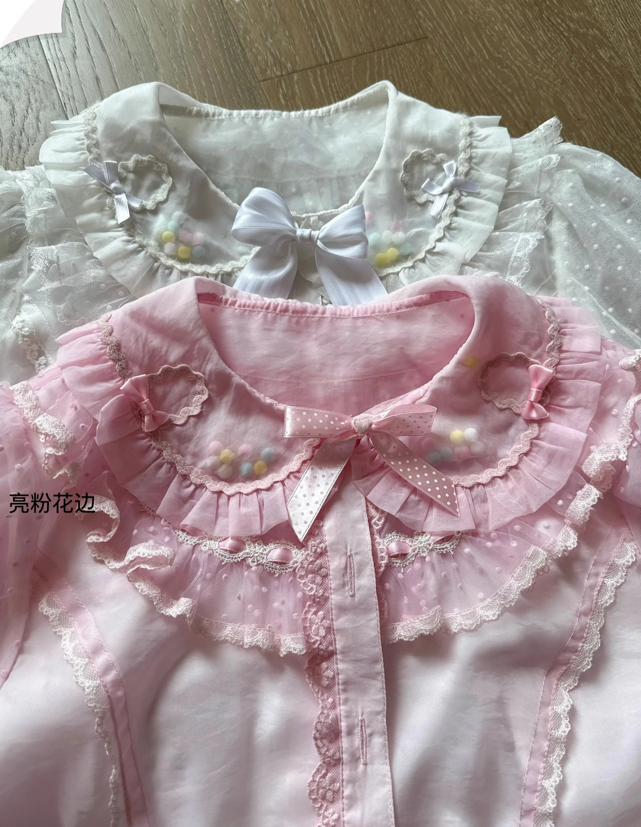 Lolita Bows Mesh Shirt - Image 4