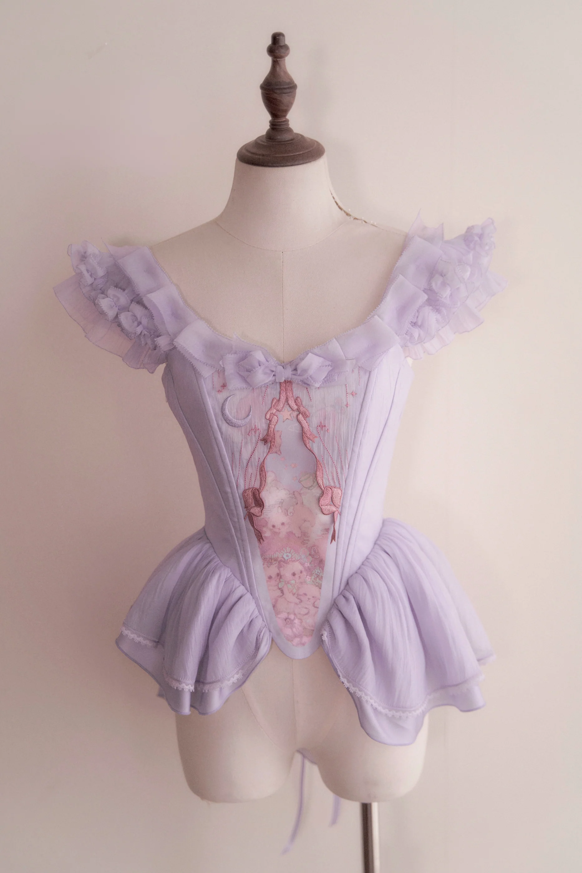 Dreamcore Ballet Lolita Top + Skirt - Image 32
