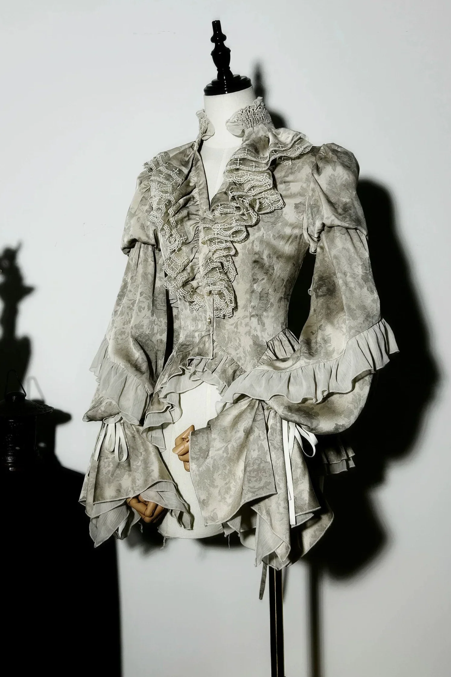Fishbone Bustier Lolita Skirt + Shirt + Vest + Tail + Pants - Image 15