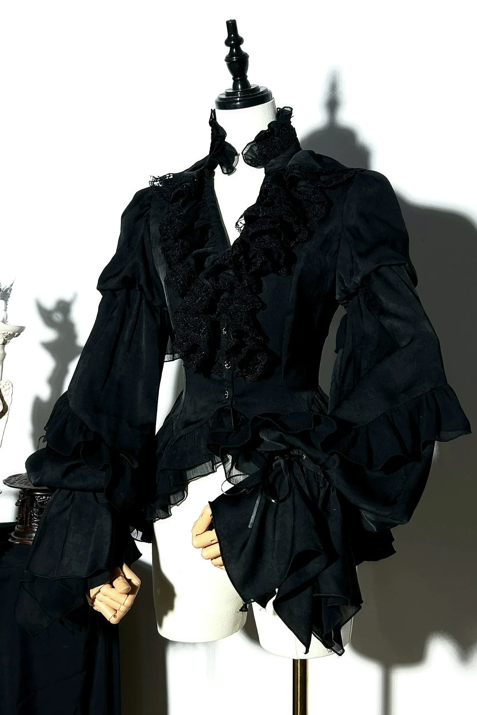 Fishbone Bustier Lolita Skirt + Shirt + Vest + Tail + Pants - Image 33