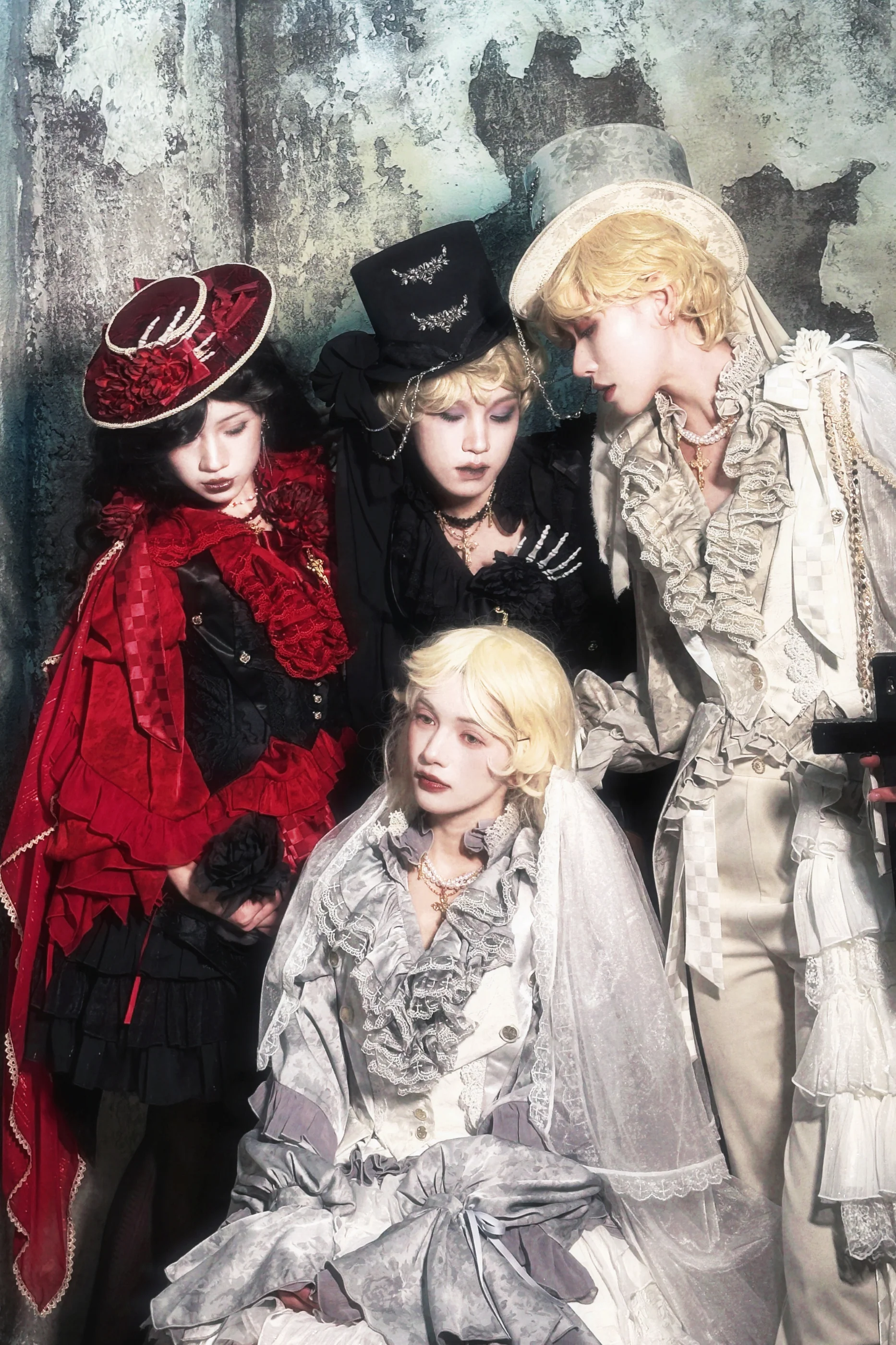 Fishbone Bustier Lolita Skirt + Shirt + Vest + Tail + Pants - Image 45