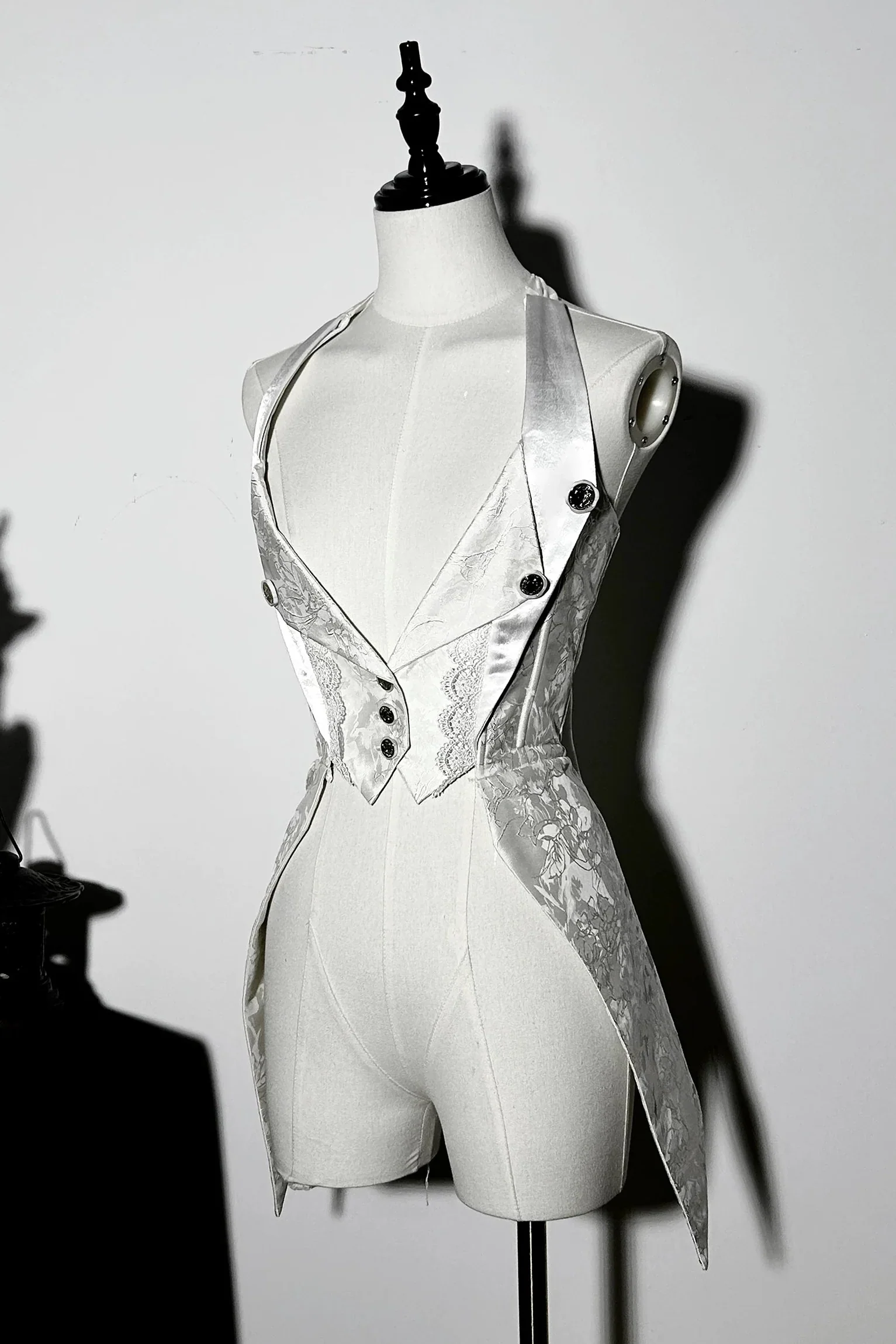 Fishbone Bustier Lolita Skirt + Shirt + Vest + Tail + Pants - Image 17