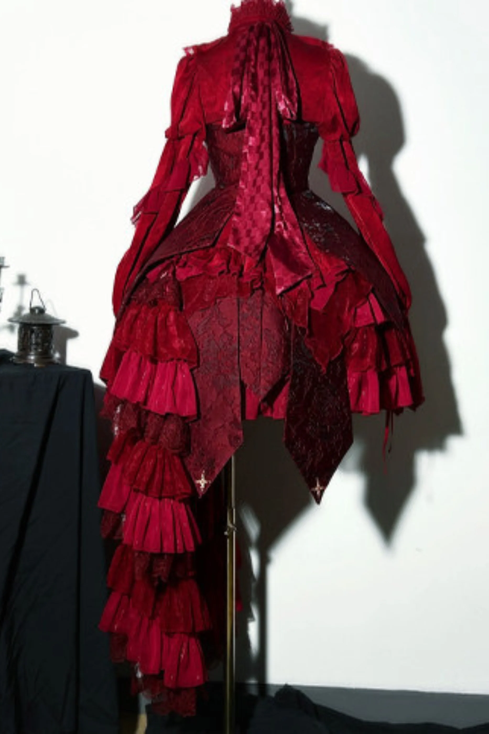 Fishbone Bustier Lolita Skirt + Shirt + Vest + Tail + Pants - Image 3