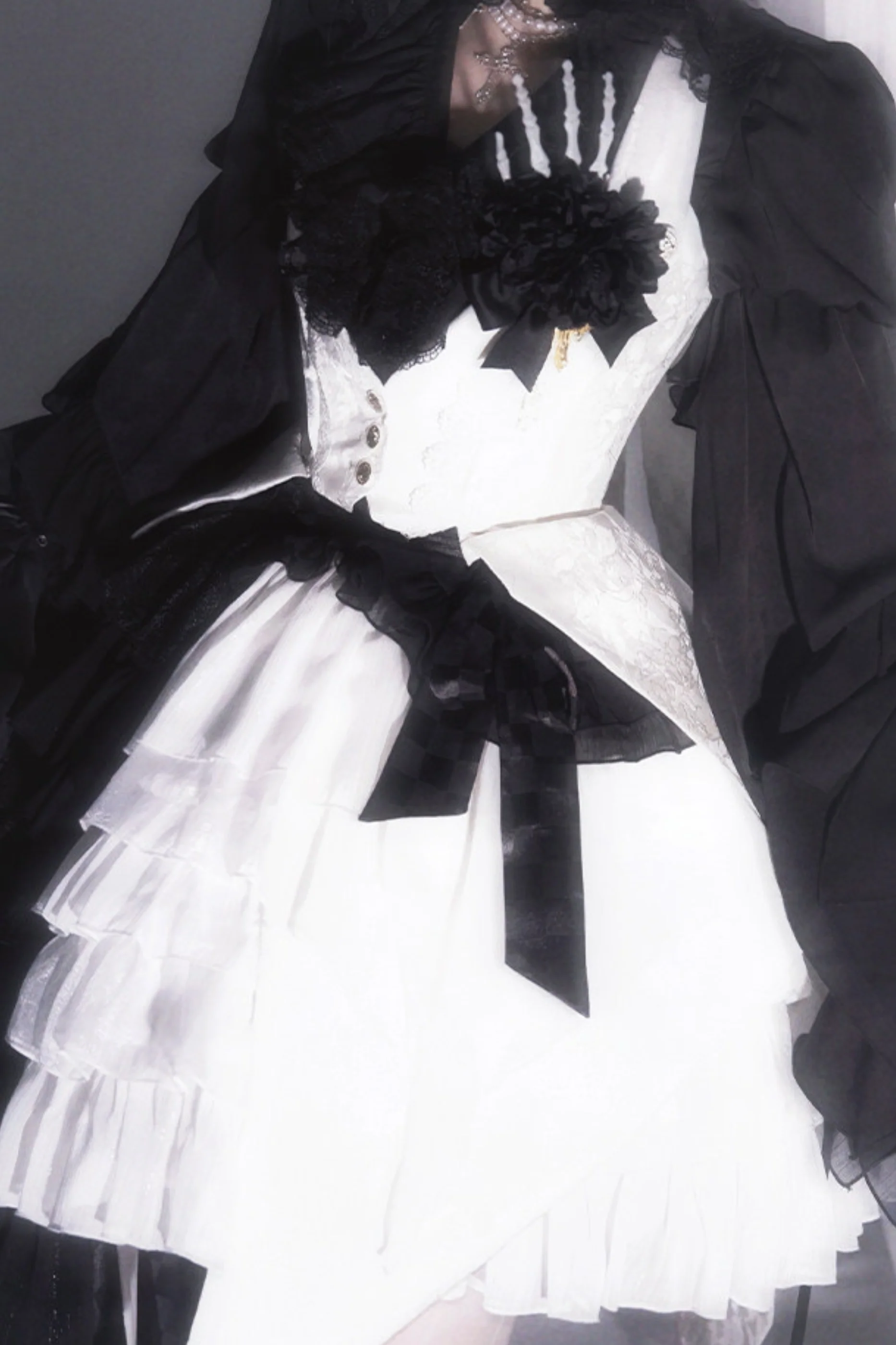 Fishbone Bustier Lolita Skirt + Shirt + Vest + Tail + Pants - Image 40