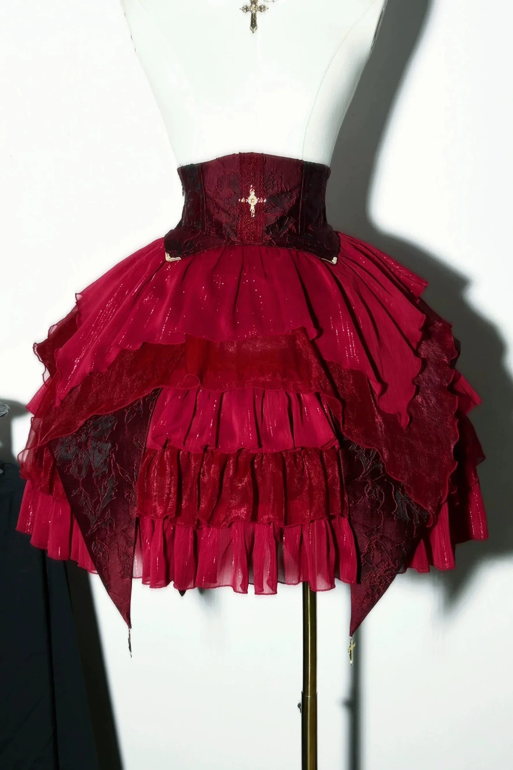 Fishbone Bustier Lolita Skirt + Shirt + Vest + Tail + Pants - Image 54