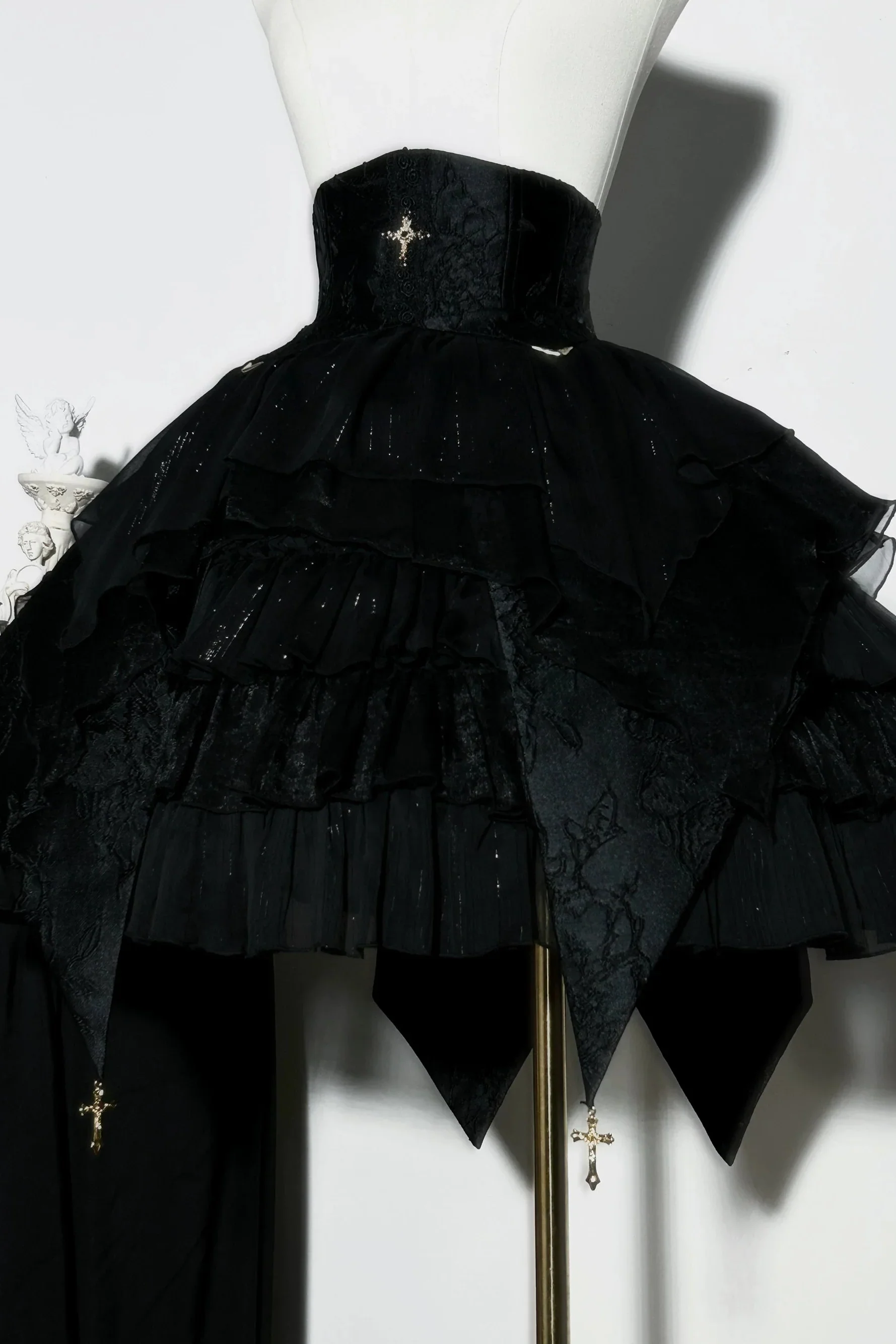 Fishbone Bustier Lolita Skirt + Shirt + Vest + Tail + Pants - Image 56