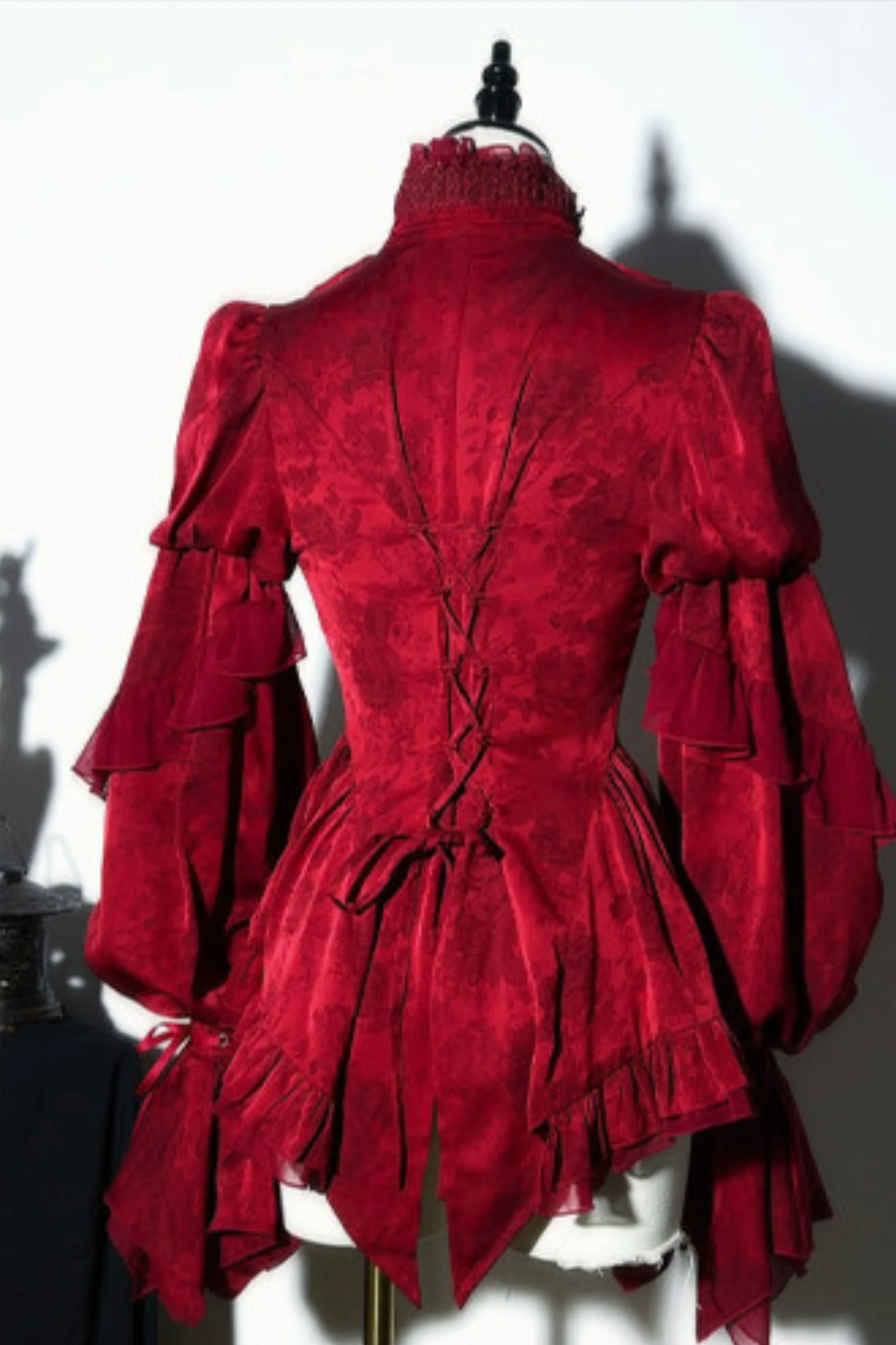 Fishbone Bustier Lolita Skirt + Shirt + Vest + Tail + Pants - Image 7