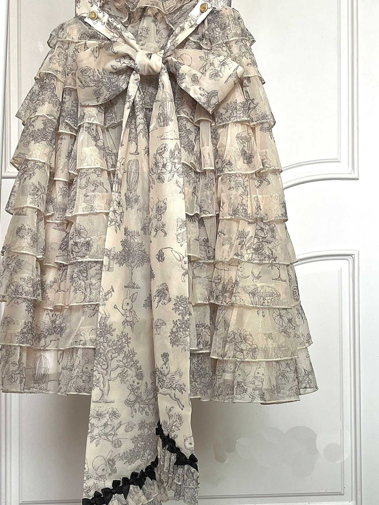 Lolita Floral Puffy Princess Dress - Image 6