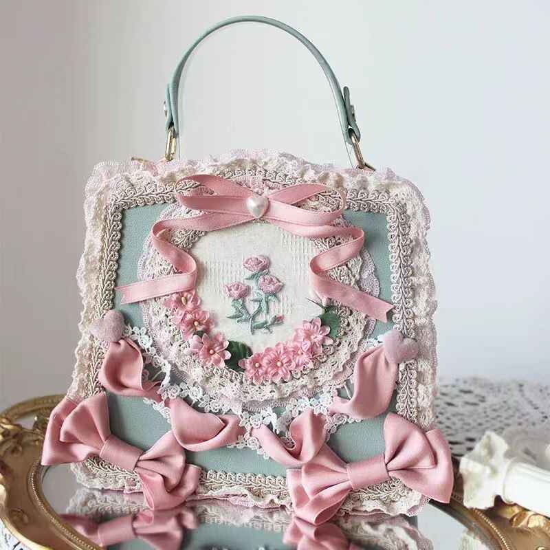 Lolita Flower Lace Handbag - Image 2