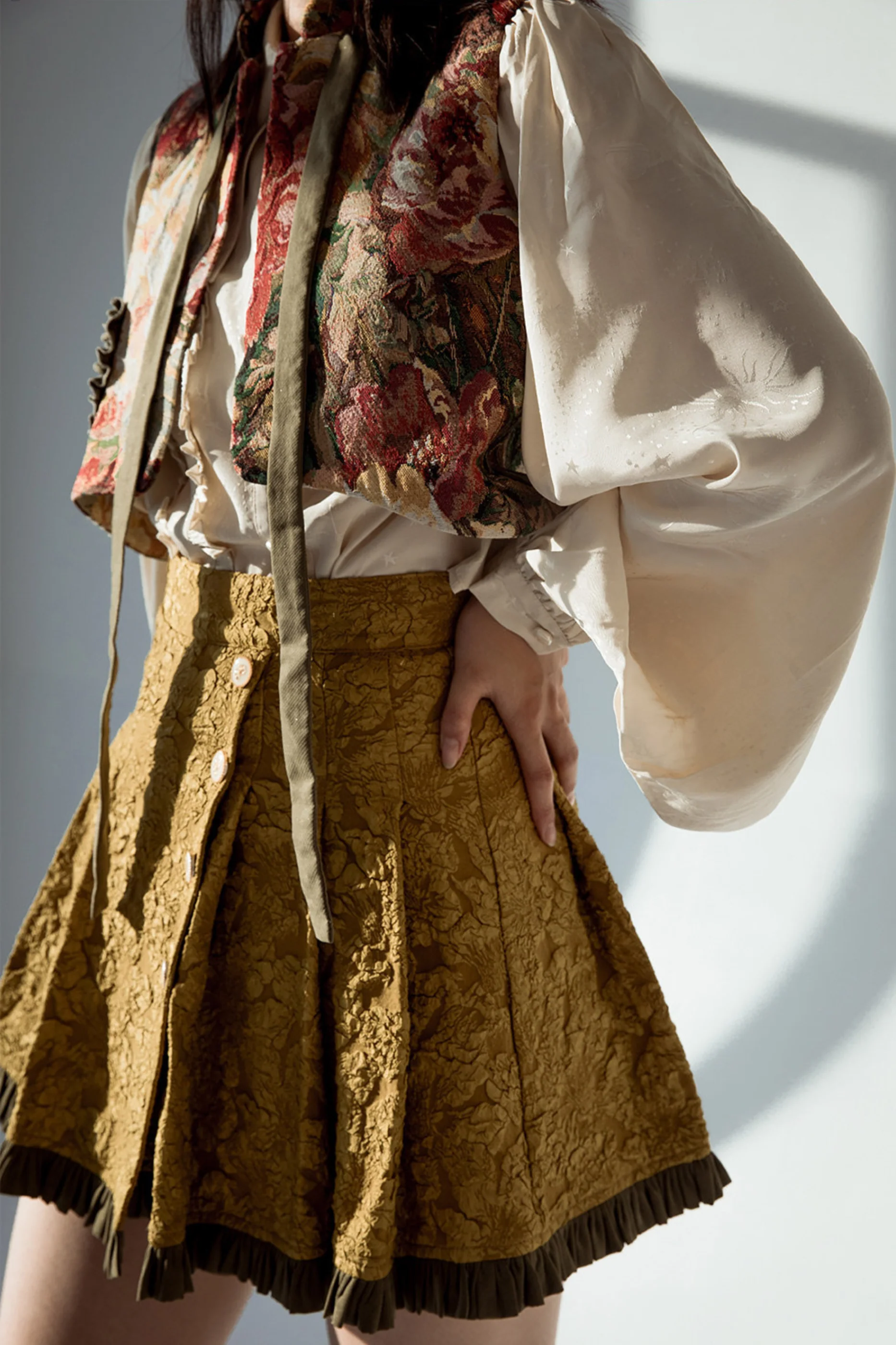 Golden Night Lolita Blouse - Image 33