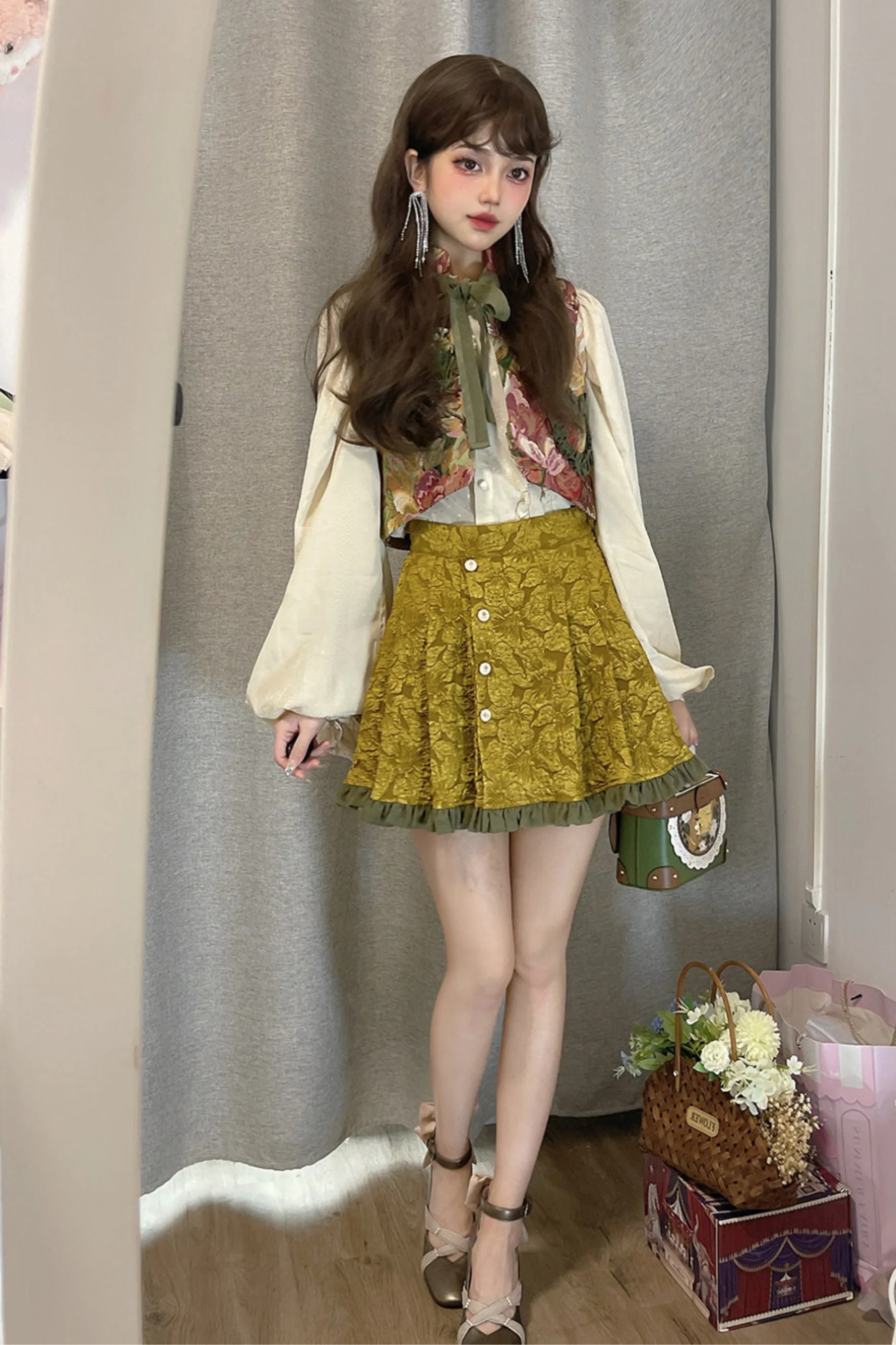 Golden Night Lolita Blouse - Image 29
