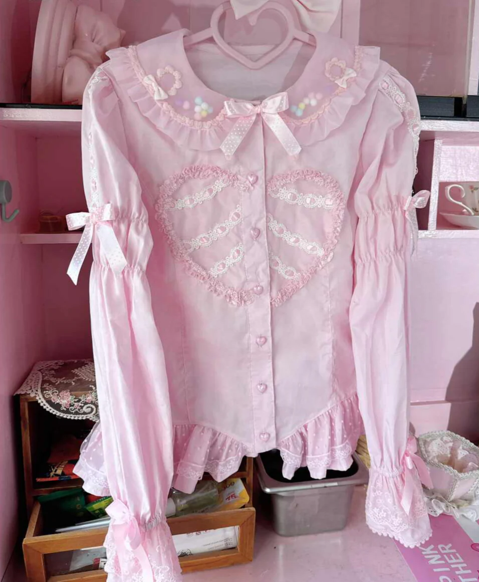 Lolita Inner Cotton Shirt - Image 2