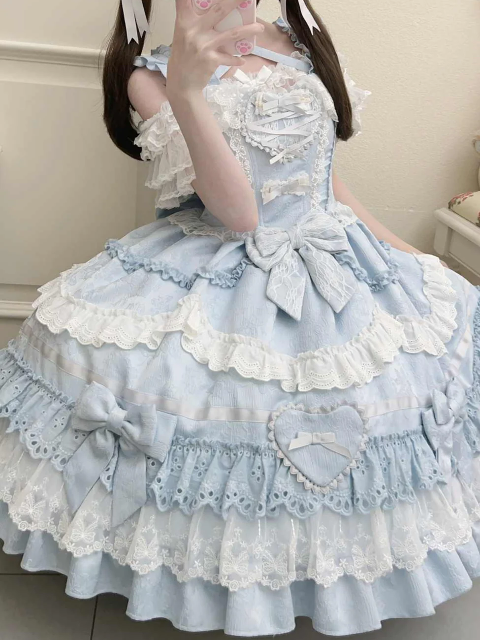 Lolita Lace Ruffled Dress - Image 4