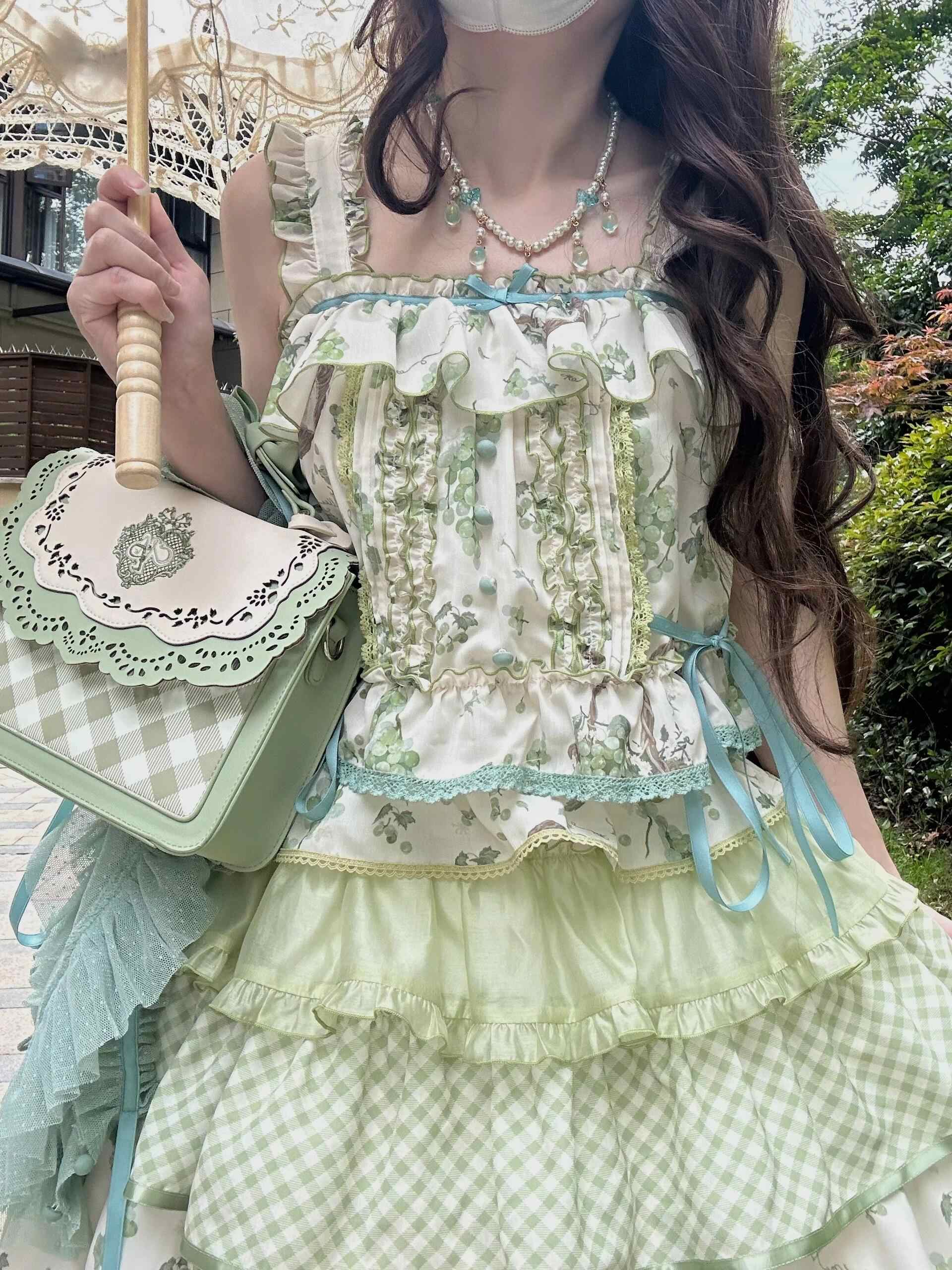 Lolita Pastoral Floral Princess Dress - Image 6