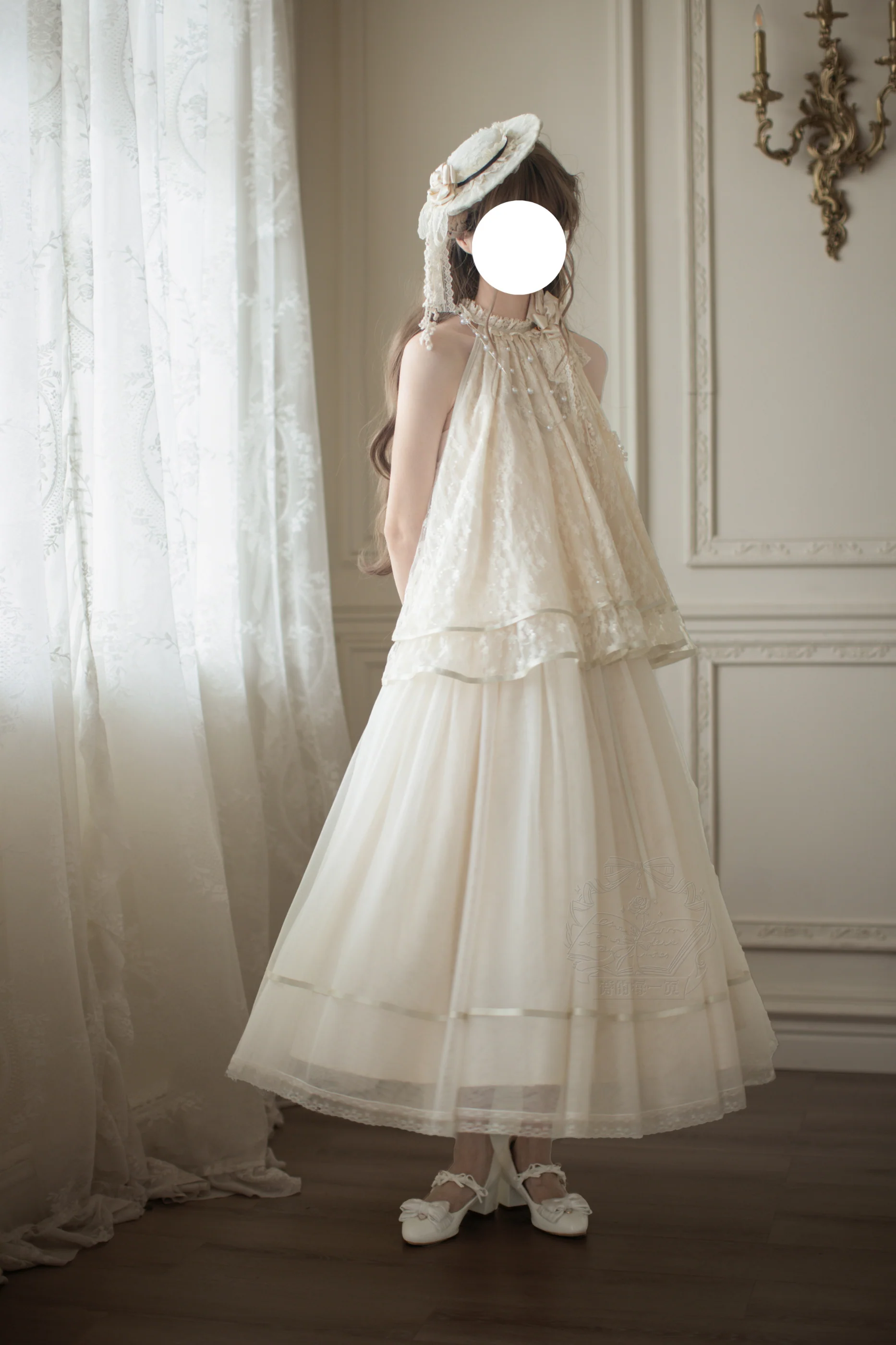 [Pre-order] Retro Elegant Inner + Top + Skirt + Accessories - Image 23