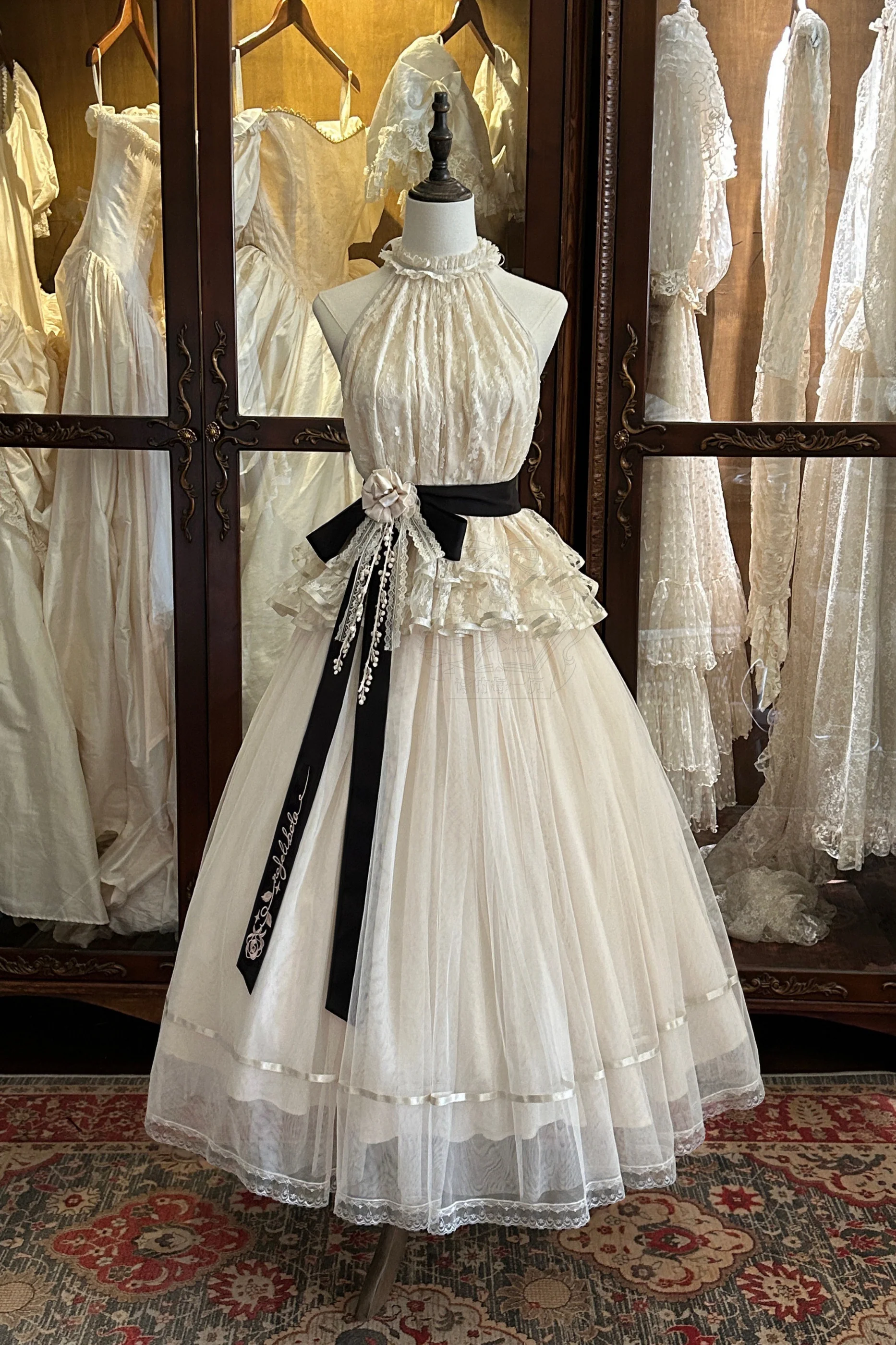 [Pre-order] Retro Elegant Inner + Top + Skirt + Accessories - Image 38
