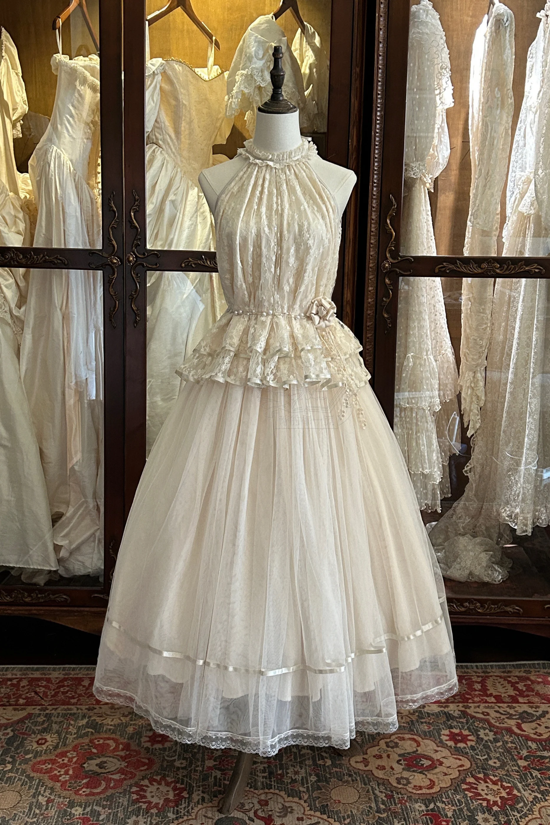 [Pre-order] Retro Elegant Inner + Top + Skirt + Accessories - Image 39