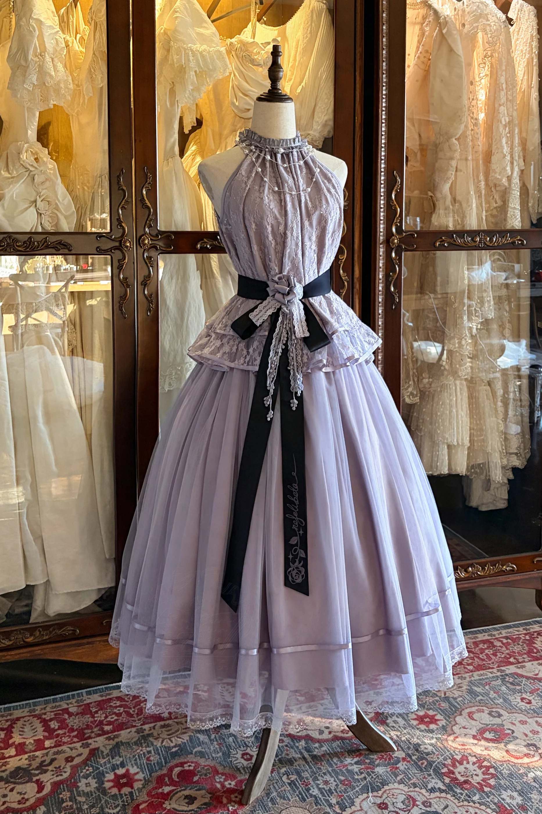 [Pre-order] Retro Elegant Inner + Top + Skirt + Accessories - Image 40
