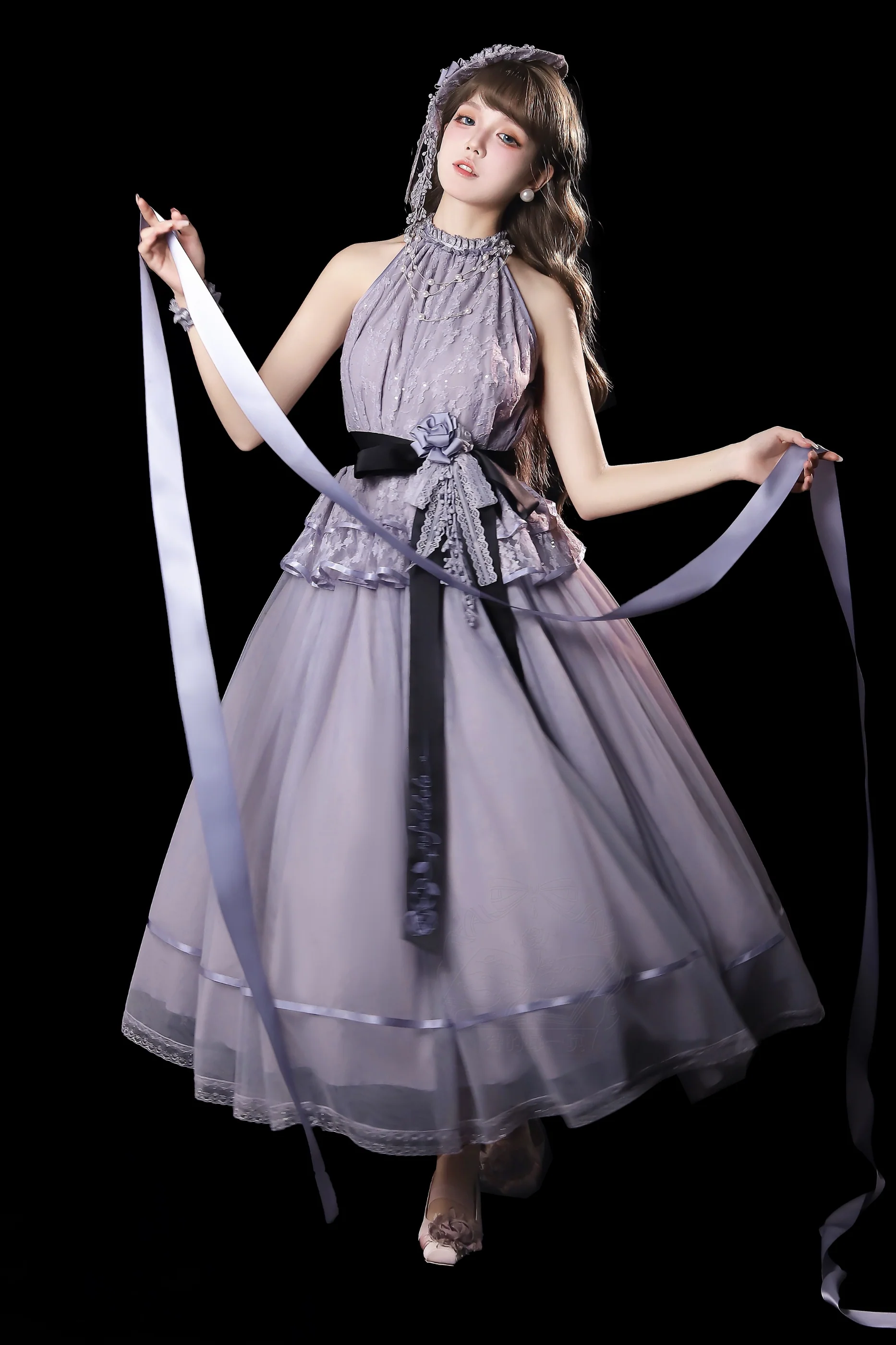 [Pre-order] Retro Elegant Inner + Top + Skirt + Accessories - Image 49